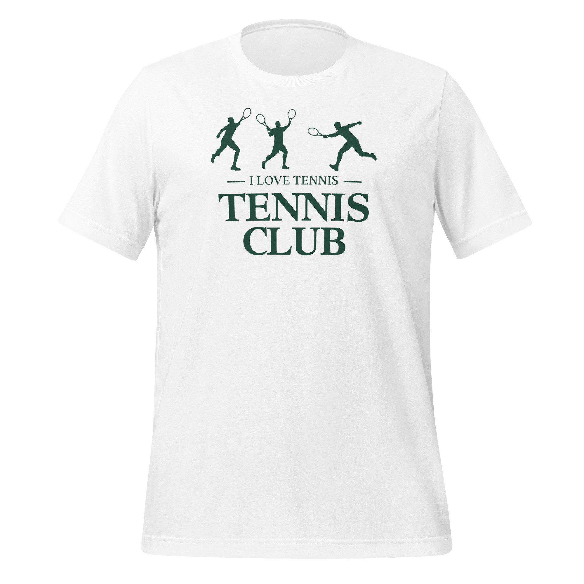 Unisex Tennis Club Tennis T-Shirt - Beyaz
