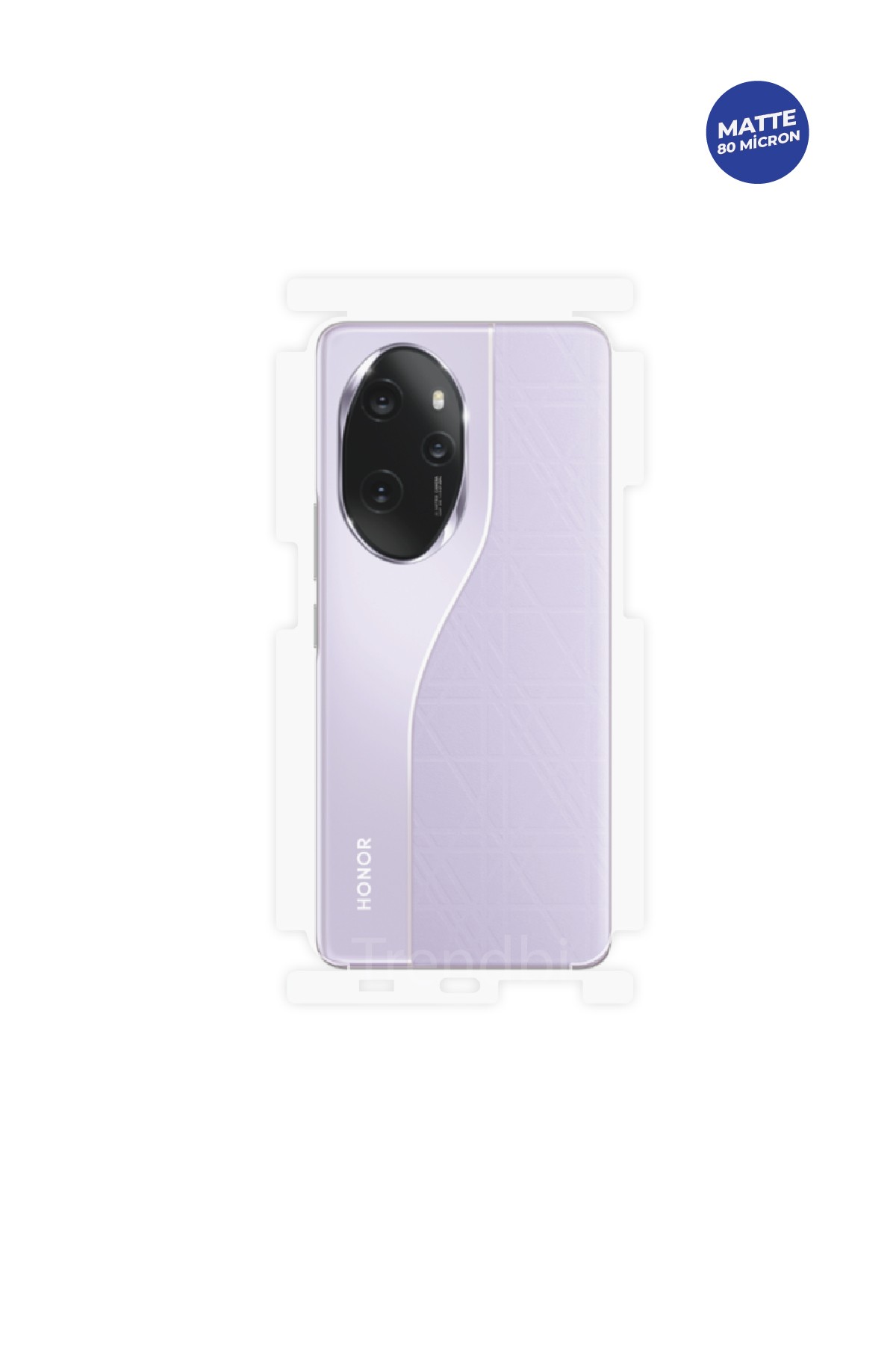 Honor 100 Pro - Arka/Yan Koruyucu Mat TPU Film (80 micron)