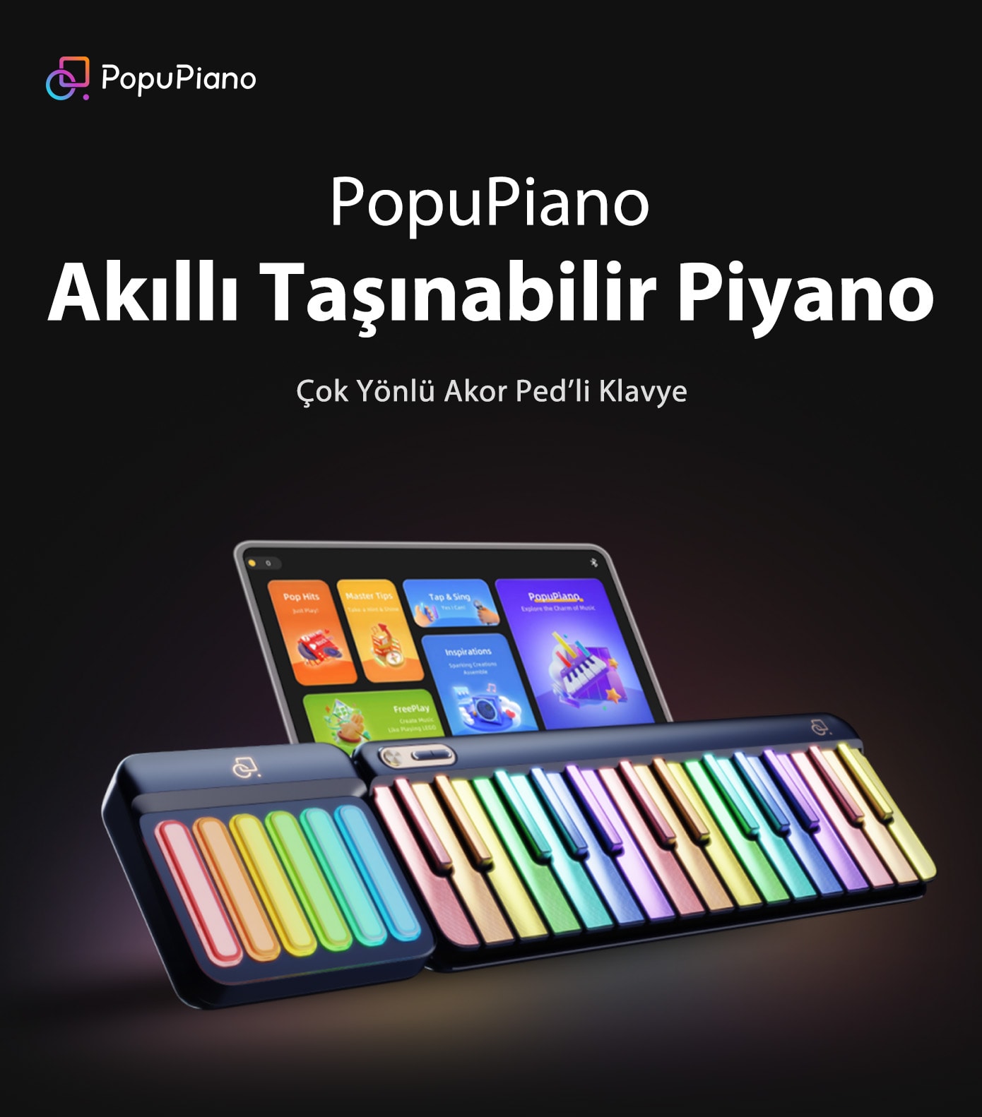 PopuPiano Smart Keyboard