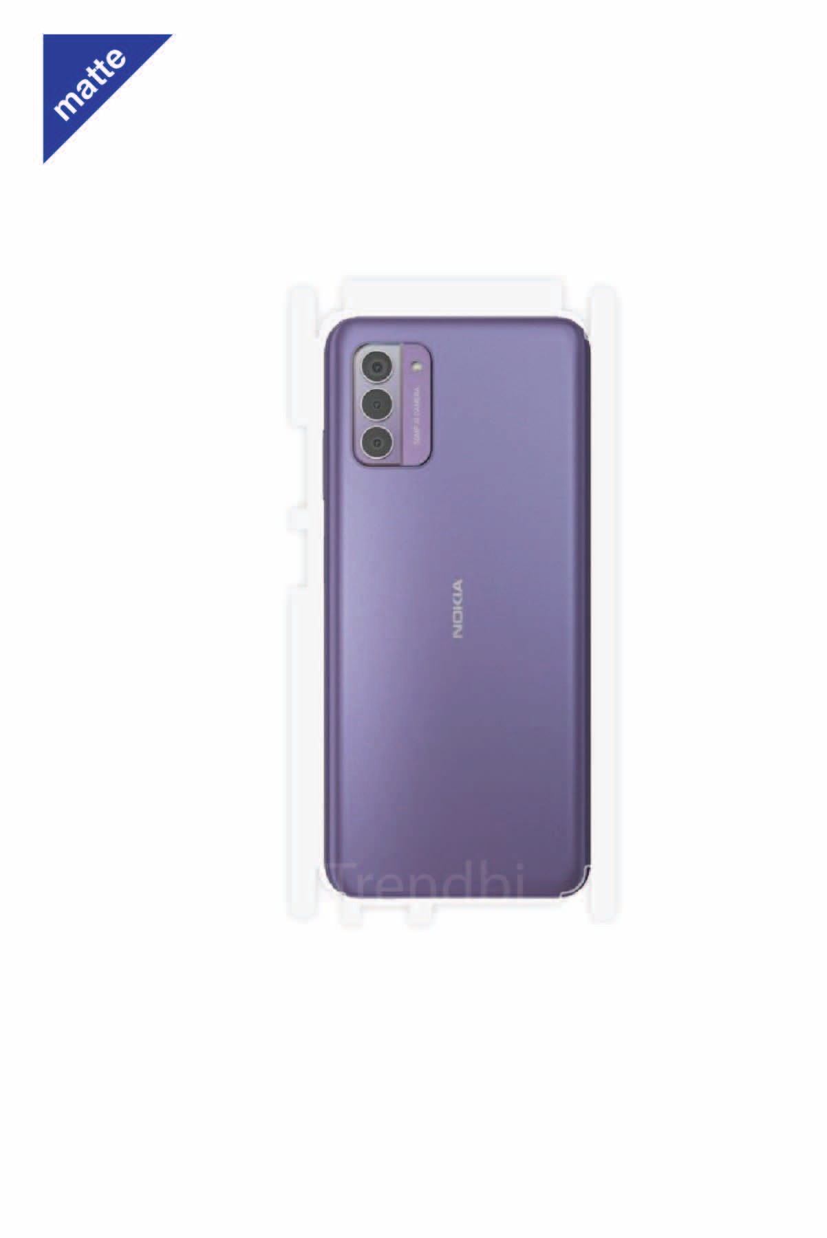 Nokia G42 - Arka/Yan Koruyucu Mat Şeffaf Poliüretan Film (150 micron)