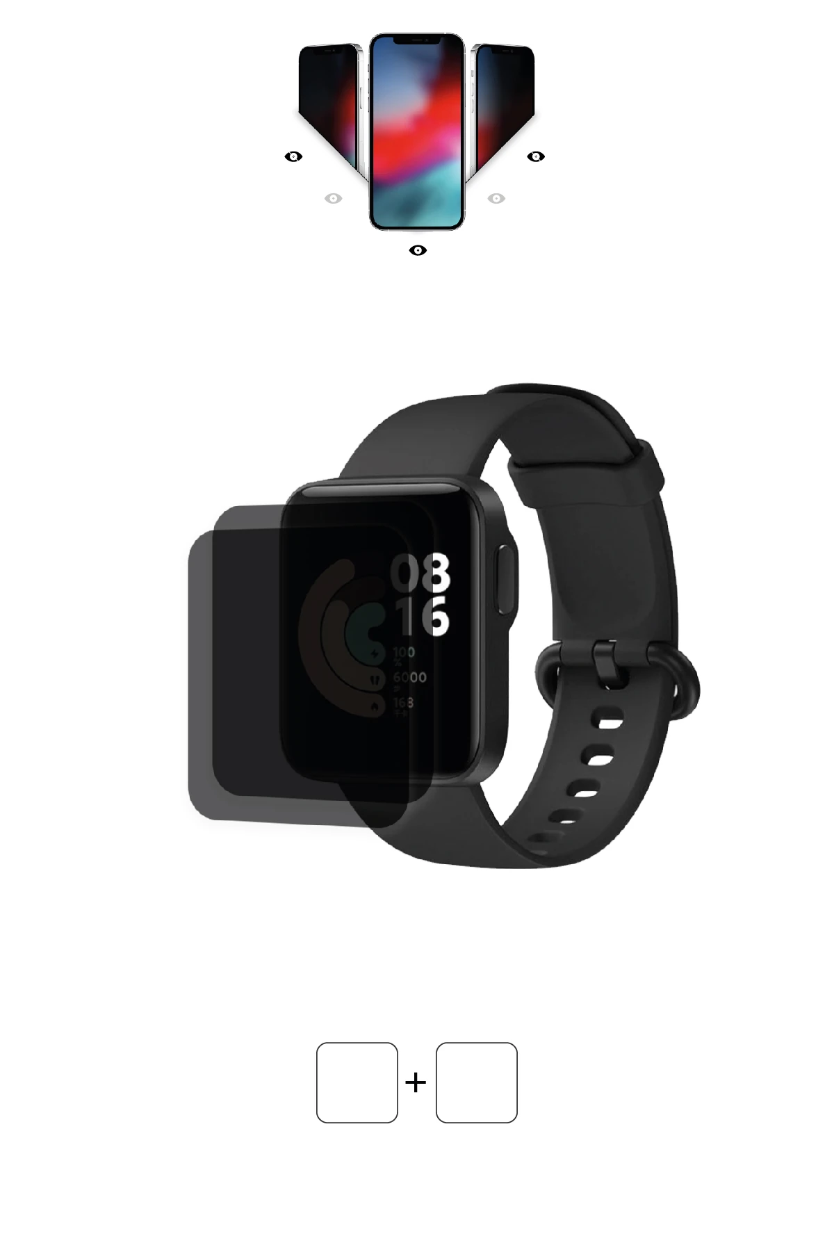 Xiaomi Redmi Watch - Mat Hayalet Ekran Koruyucu Film (120 micron)