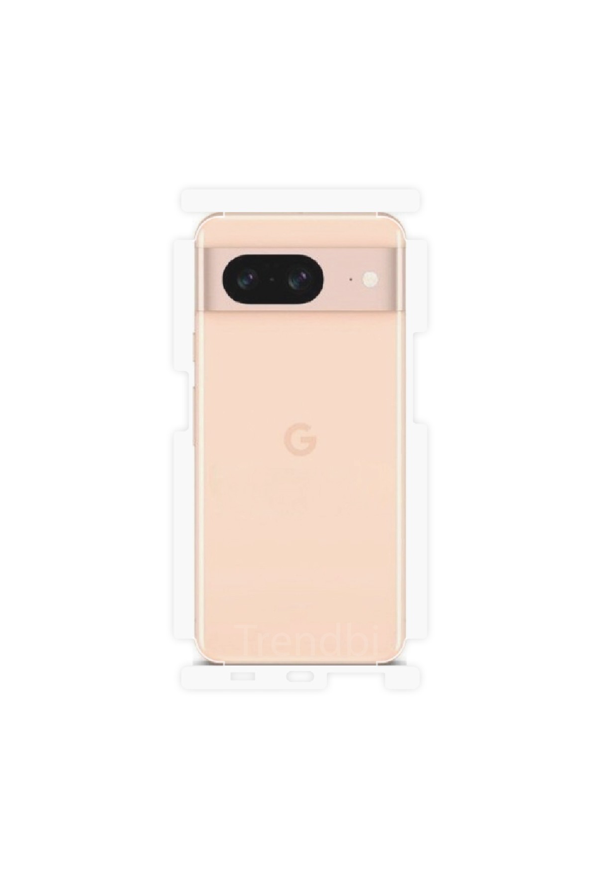 Google Pixel 8 - Arka/Yan Koruyucu Parlak Şeffaf Poliüretan Film (150 micron)