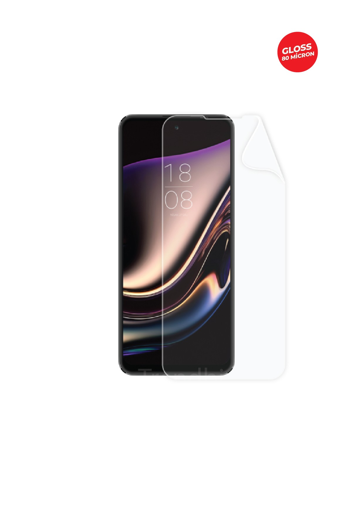 Reeder s71 - Ekran Koruyucu Parlak Şeffaf TPU Film (80 micron)