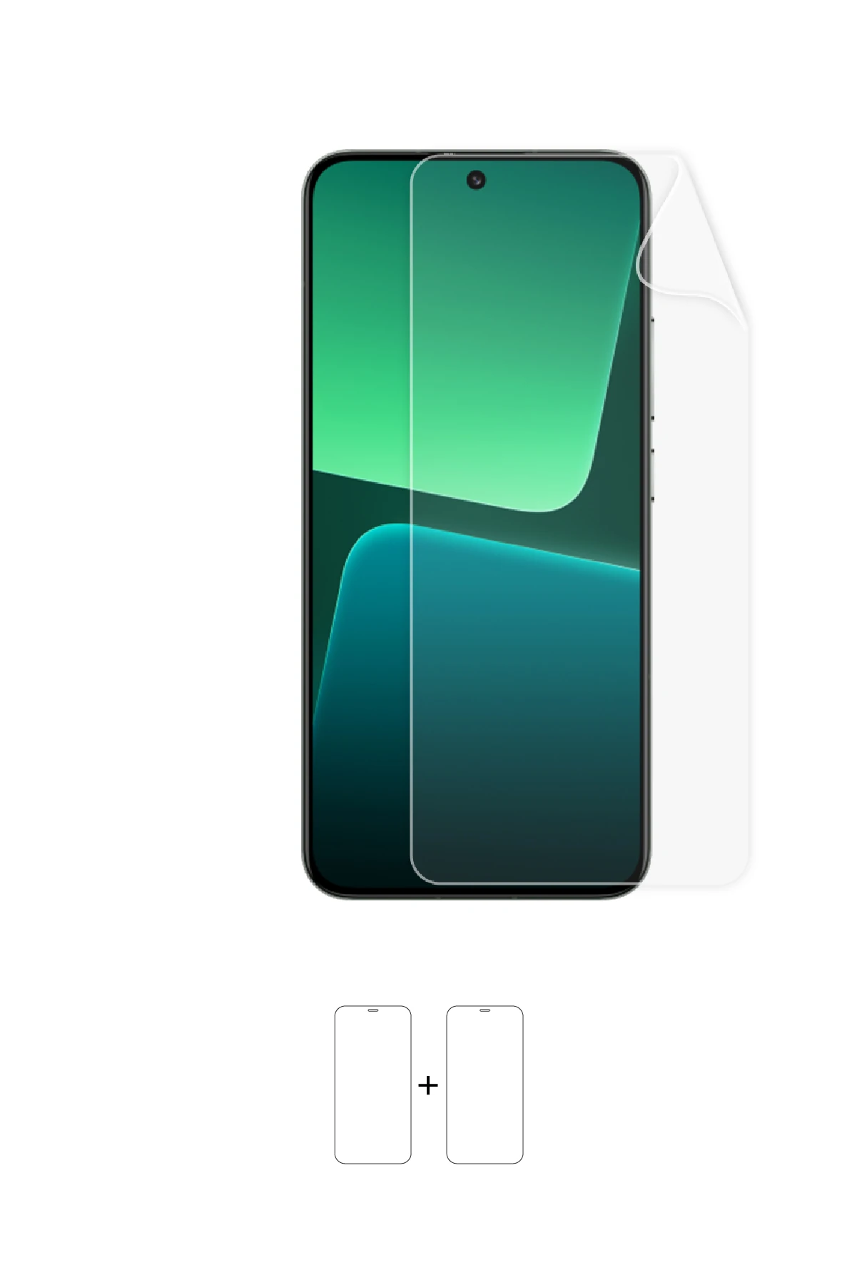 Xiaomi 13 - Ekran Koruyucu Parlak Şeffaf Poliüretan Film (150 mikron)