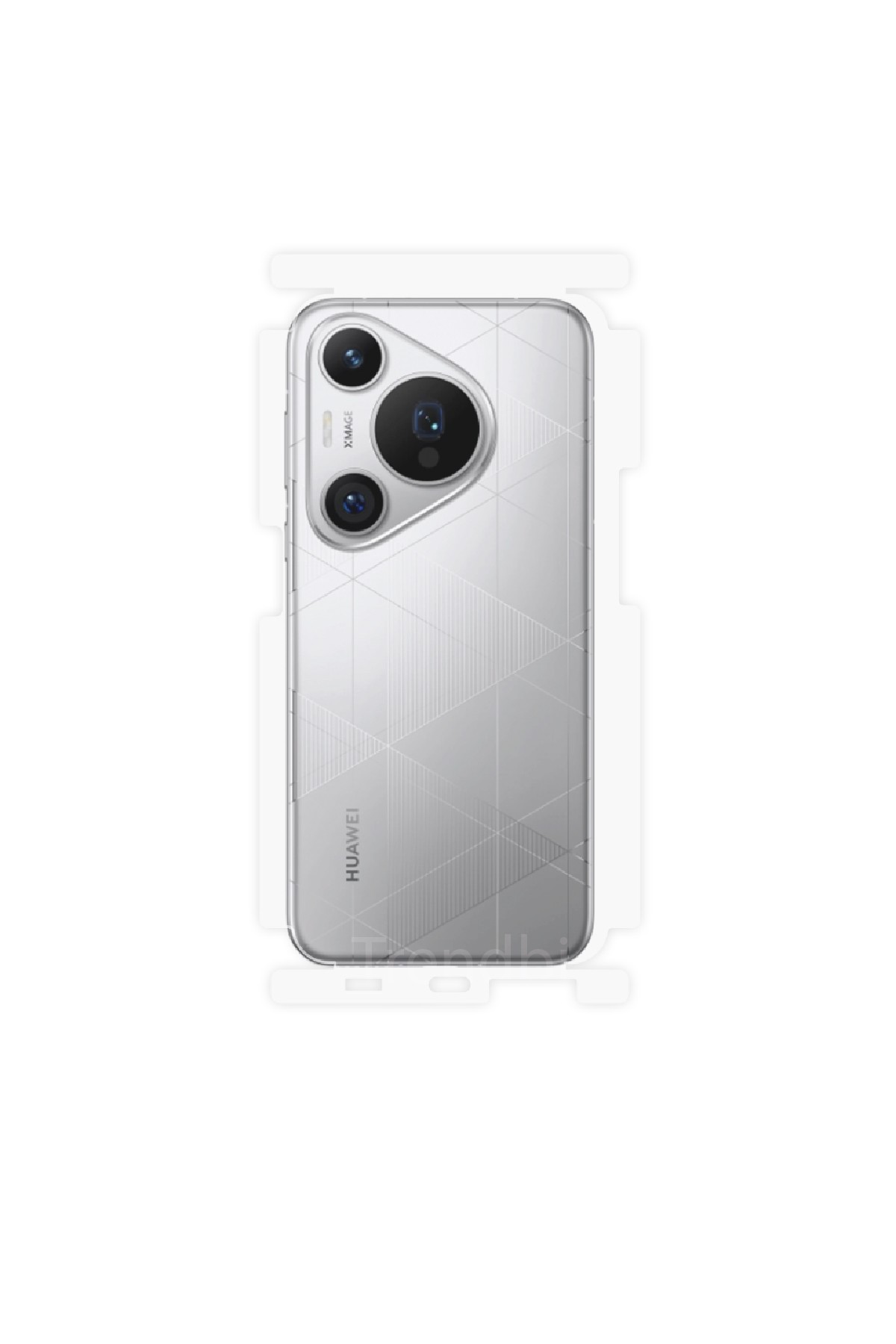 Huawei Pura 70 Pro Plus - Arka/Yan Koruyucu Parlak Şeffaf Poliüretan Film (150 micron)