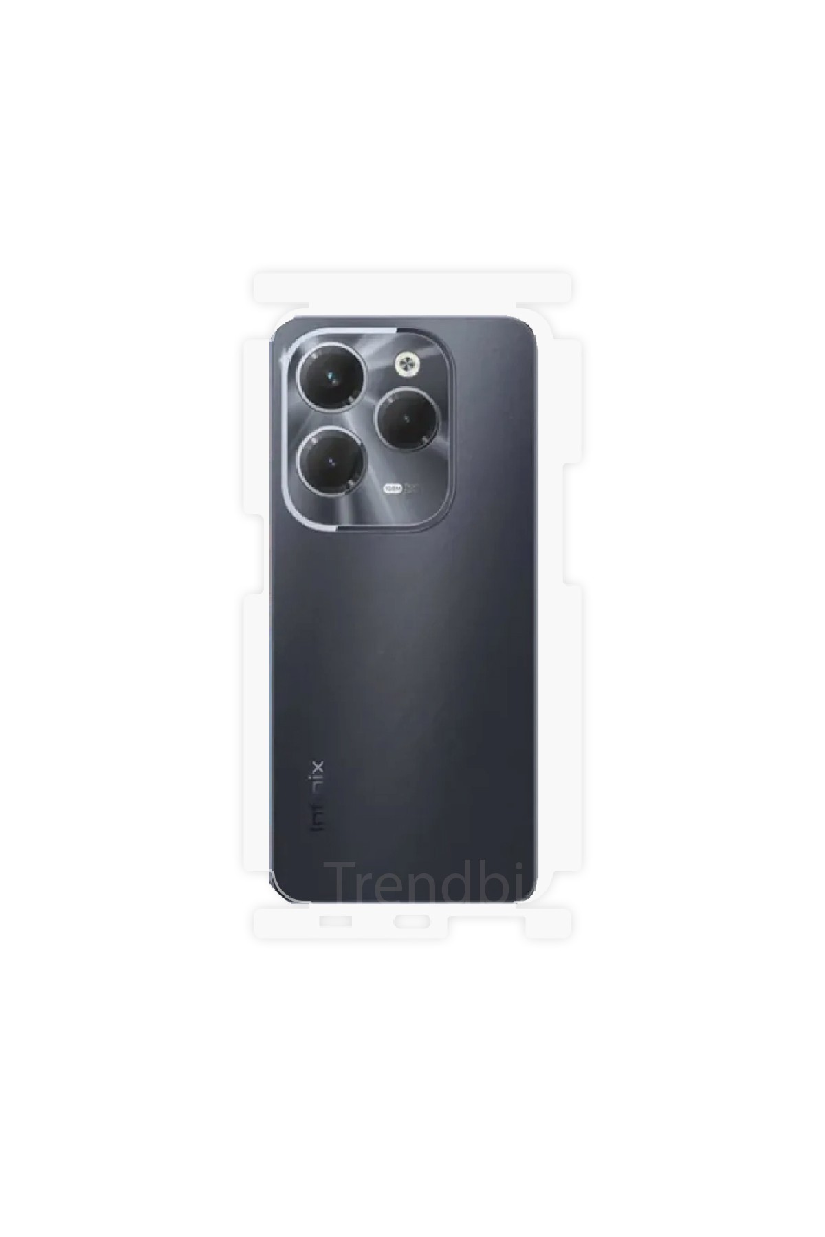 Infinix Hot 40 Pro - Arka/Yan Koruyucu Parlak Şeffaf Poliüretan Film (150 micron)