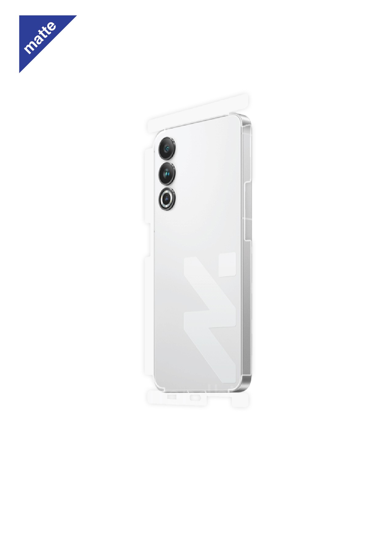 Meizu 20 Classic - Arka/Yan Koruyucu Mat Şeffaf Poliüretan Film (150 micron)