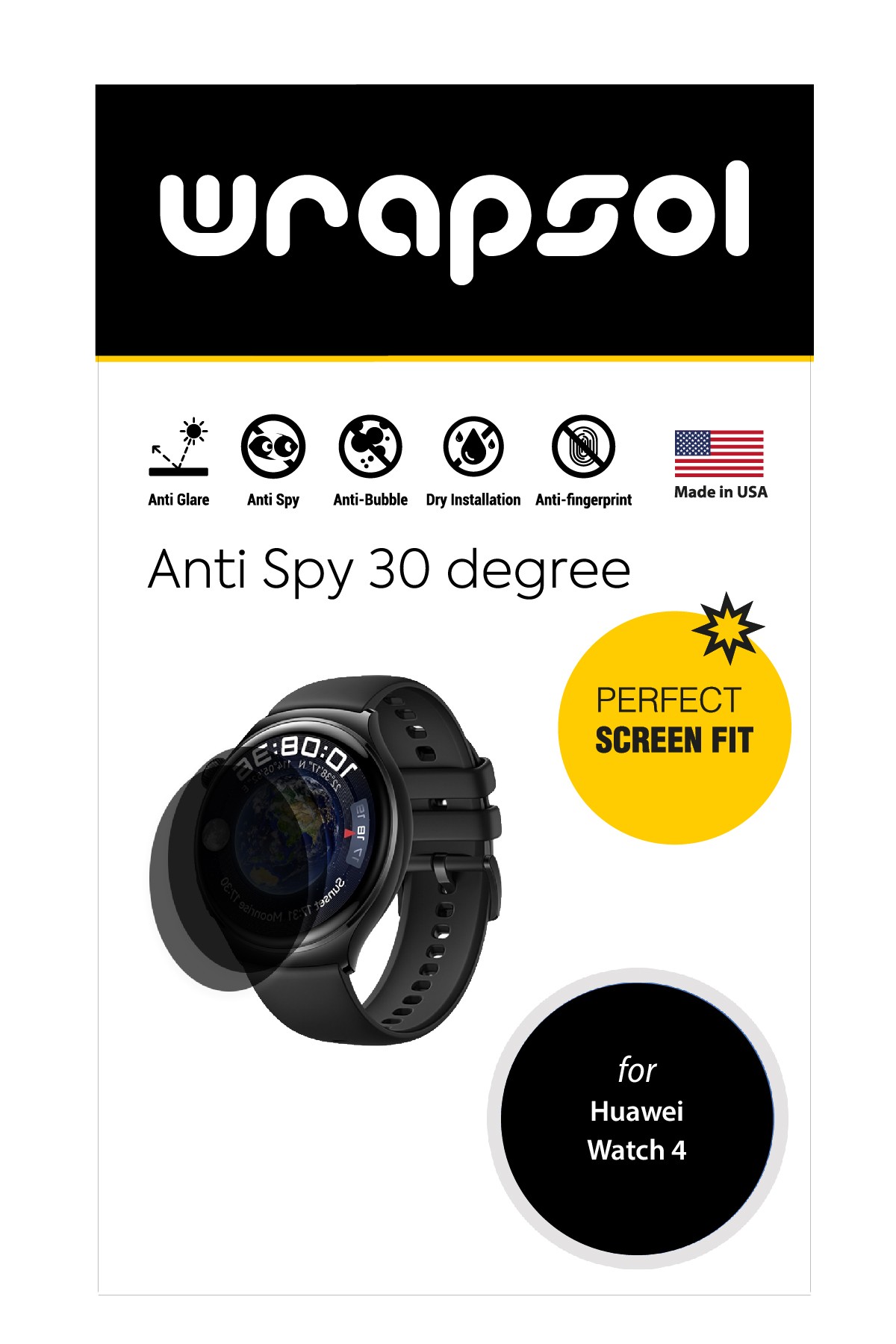 Huawei Watch 4 - Mat Hayalet Ekran Koruyucu Film (120 micron)