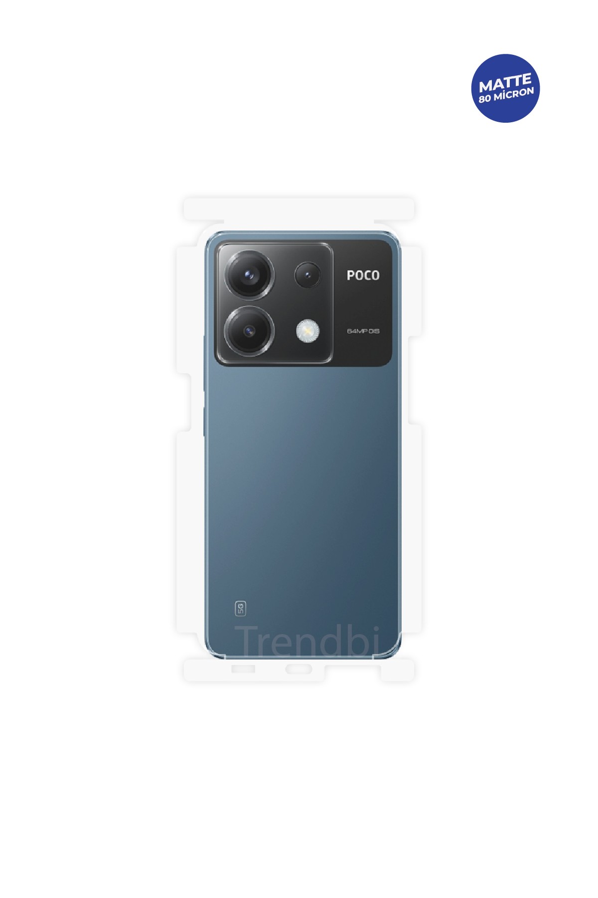 Arka/Yan Koruyucu Mat TPU Film (80 micron)