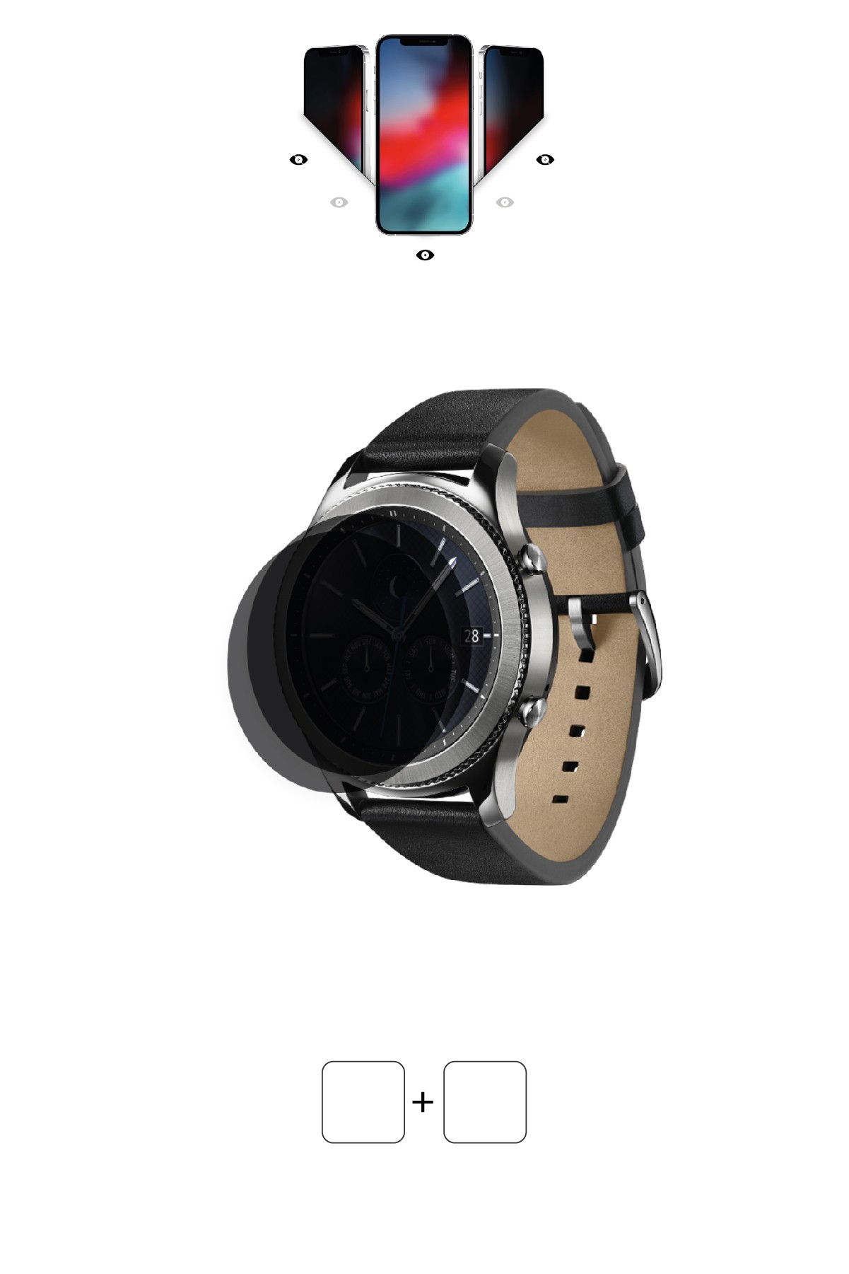 Samsung Gear S3 Classic - Mat Hayalet Ekran Koruyucu Film (120 micron)