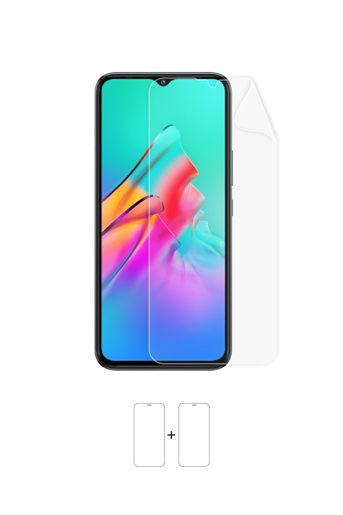 Infinix Smart 5 - Ekran Koruyucu Parlak Şeffaf Poliüretan Film (150 mikron)