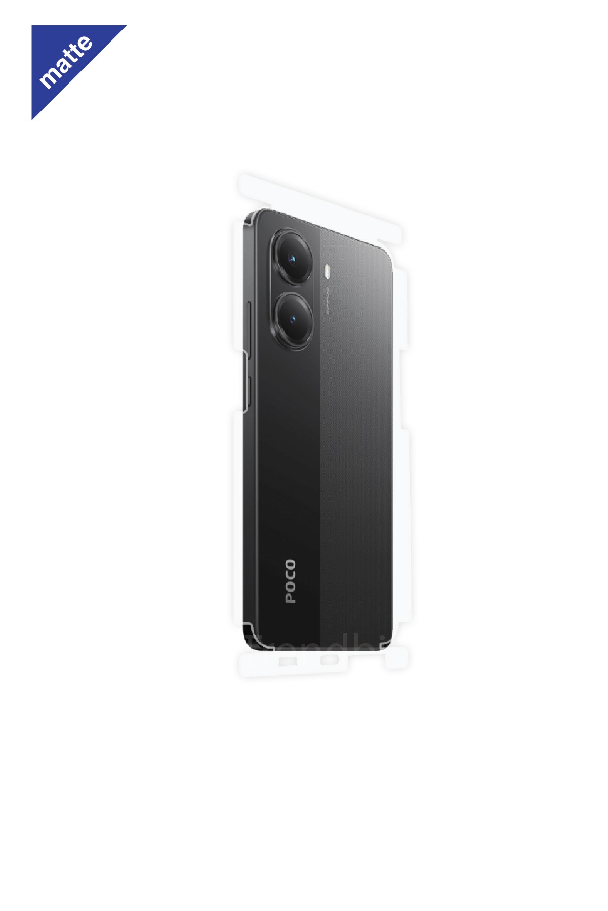 Xiaomi Poco X7 Pro - Arka/Yan Koruyucu Mat Şeffaf Poliüretan Film (150 micron)