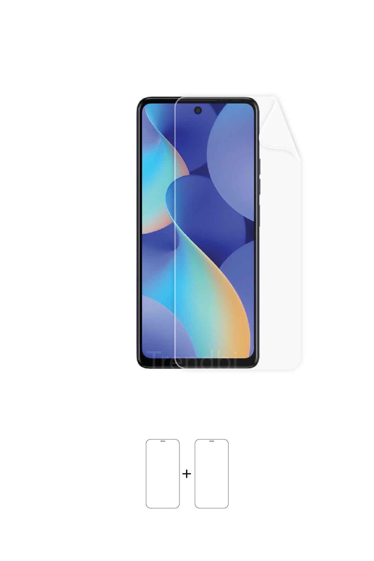 Tecno Spark 10 Pro - Ekran Koruyucu Parlak Şeffaf Poliüretan Film (150 mikron)