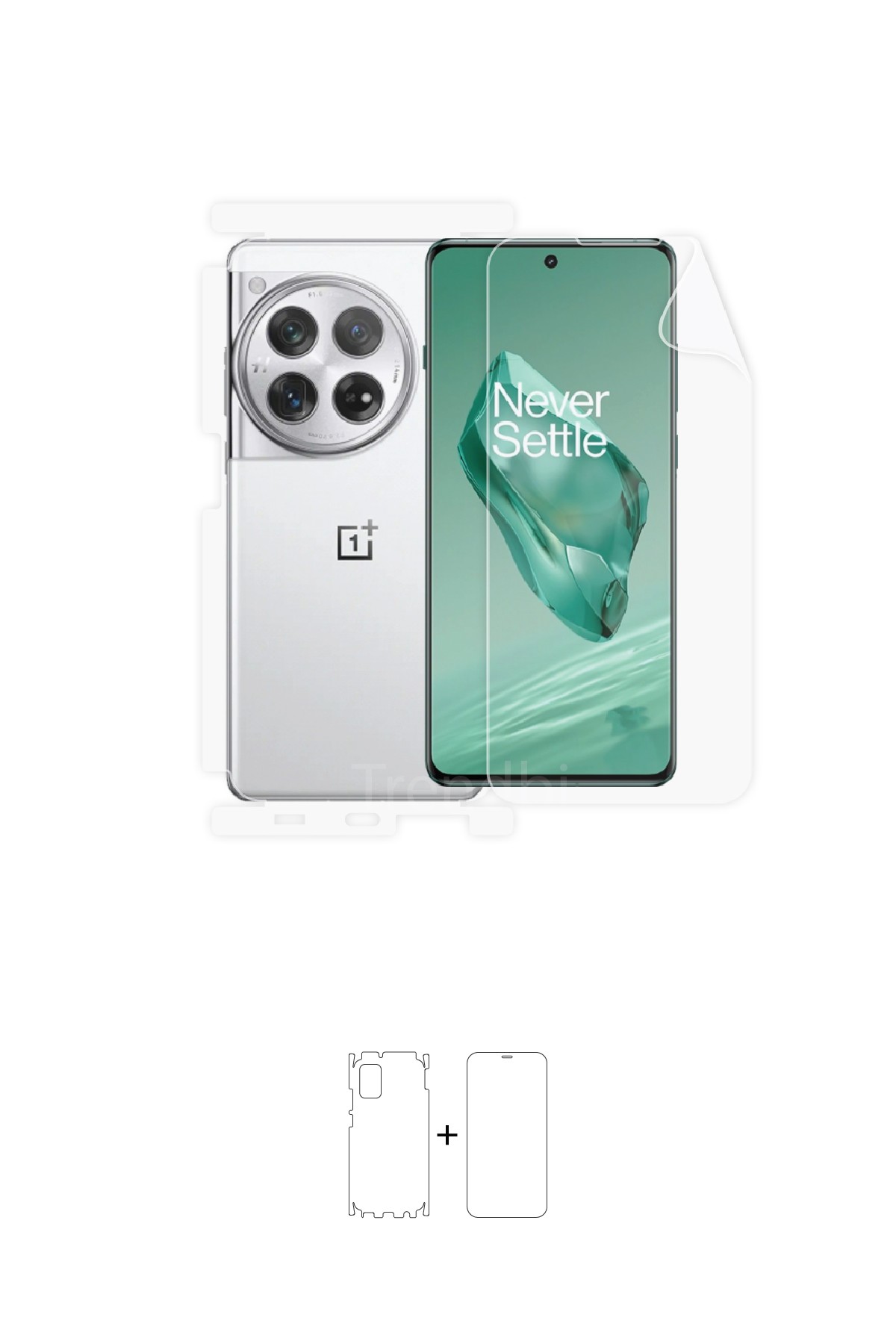 Oneplus 12R - Fullbody Koruyucu Parlak Şeffaf Poliüretan Film (150 micron)