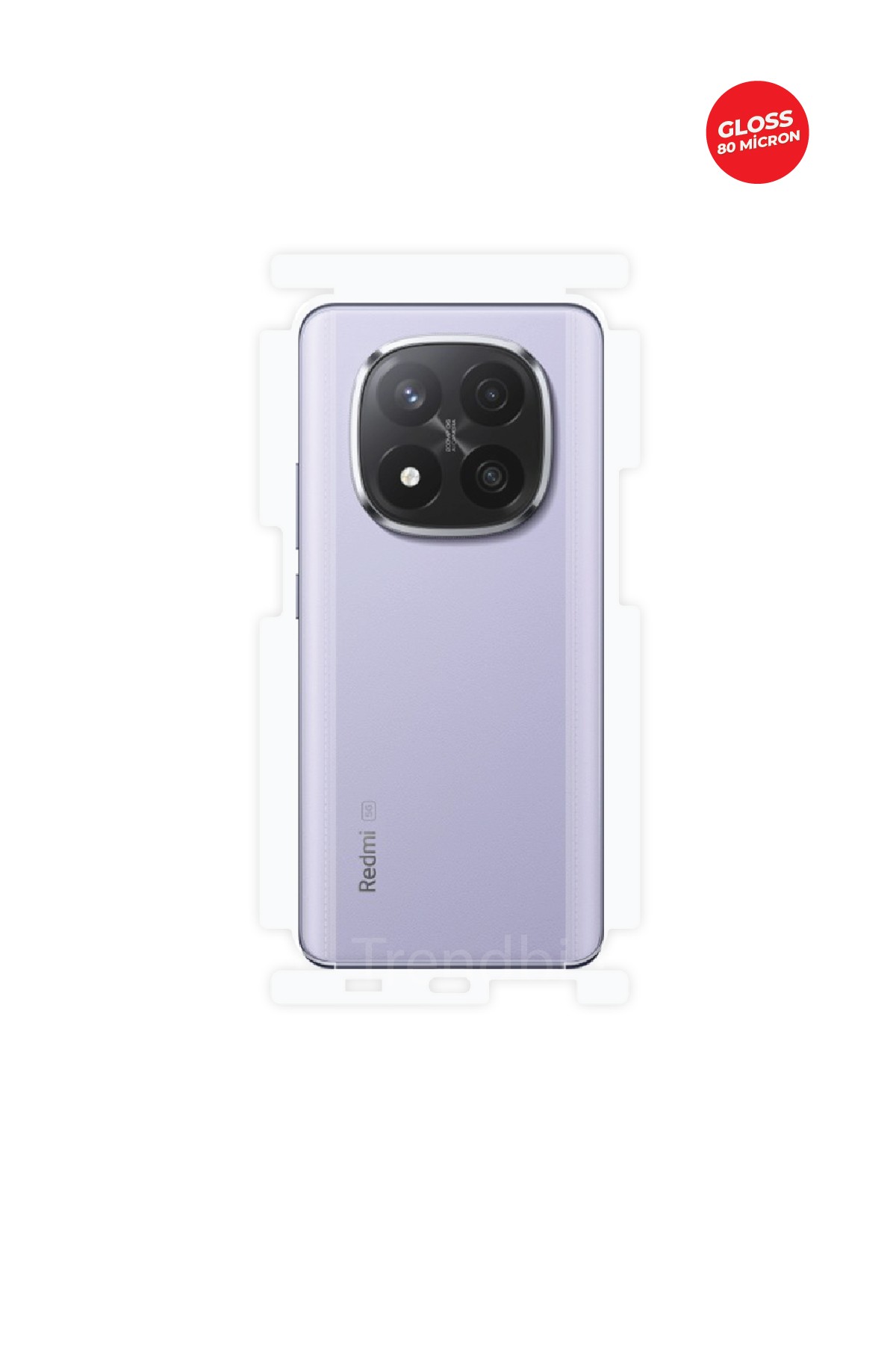 Xiaomi Redmi 14 Pro Plus 5g - Arka/Yan Koruyucu Parlak Şeffaf TPU Film (80 micron)
