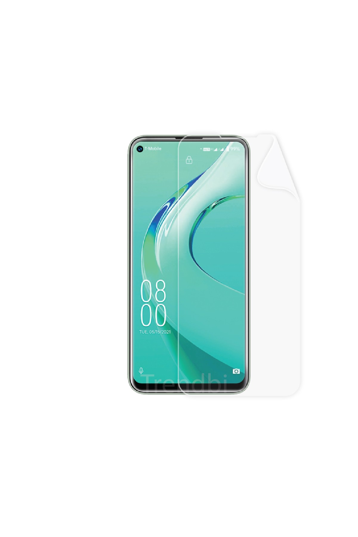 Oukitel C21 Plus - Ekran Koruyucu Parlak Şeffaf Poliüretan Film (150 mikron)