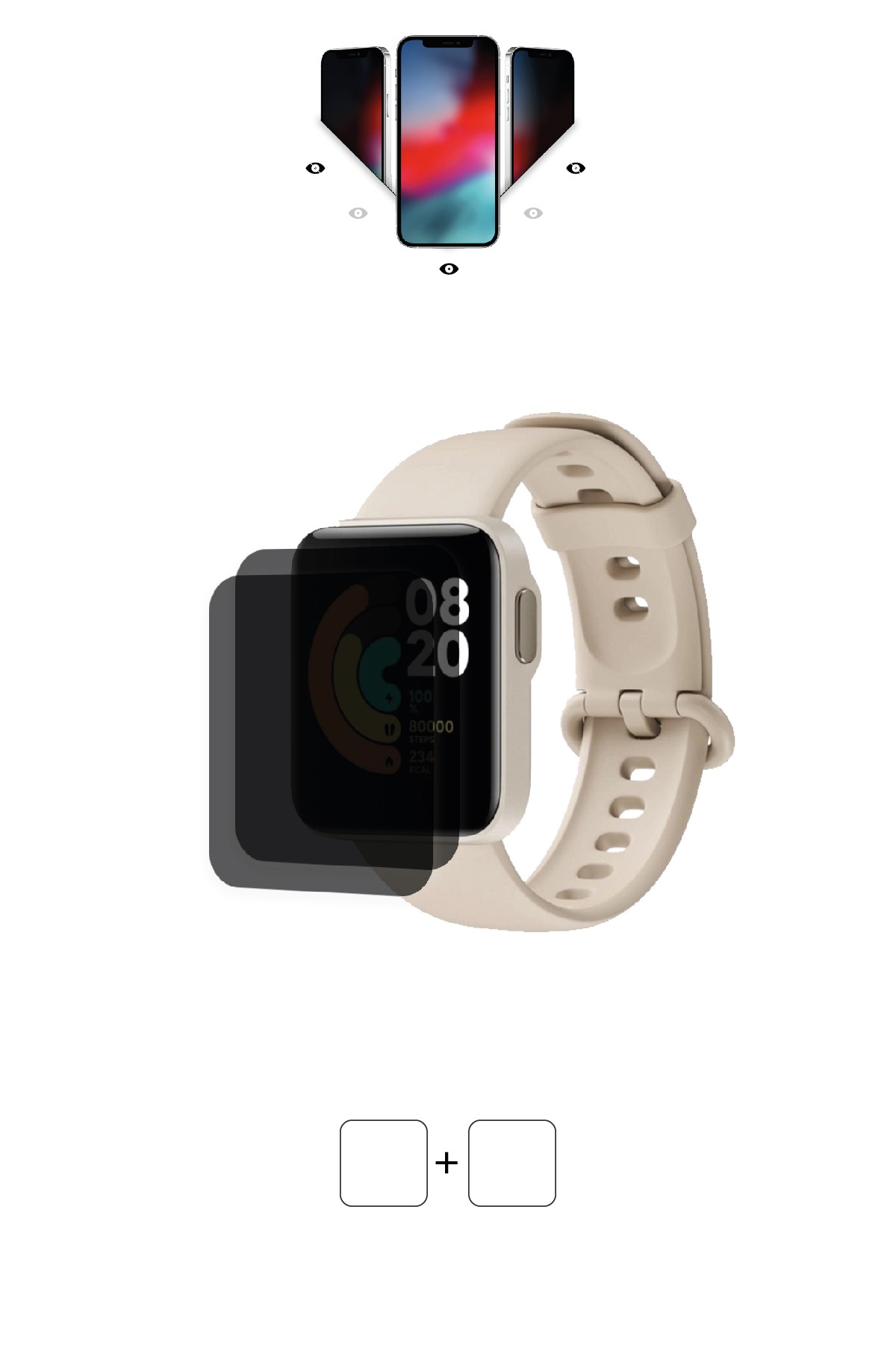 Xiaomi Redmi Watch 2 Lite - Mat Hayalet Ekran Koruyucu Film (120 micron)