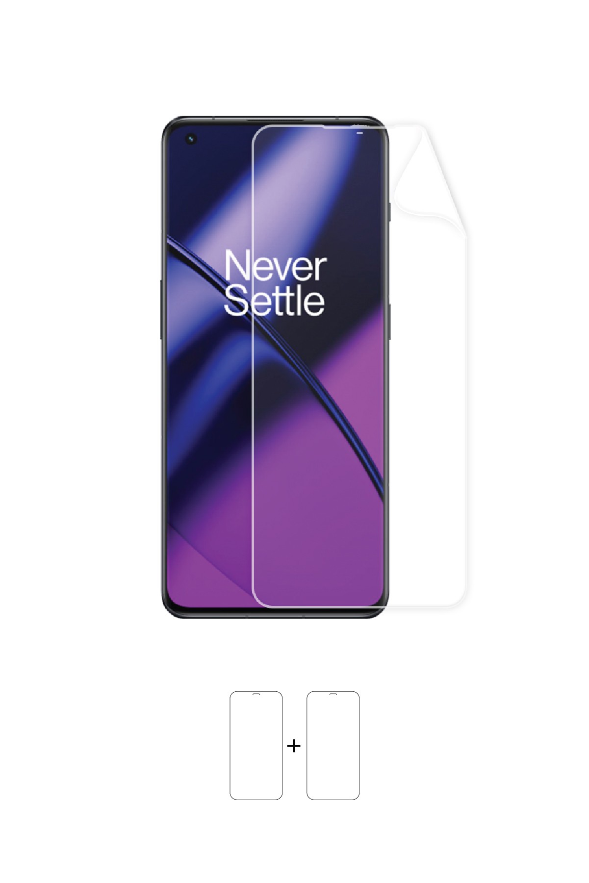 Oneplus 11 - Ekran Koruyucu Parlak Şeffaf Poliüretan Film (150 mikron)