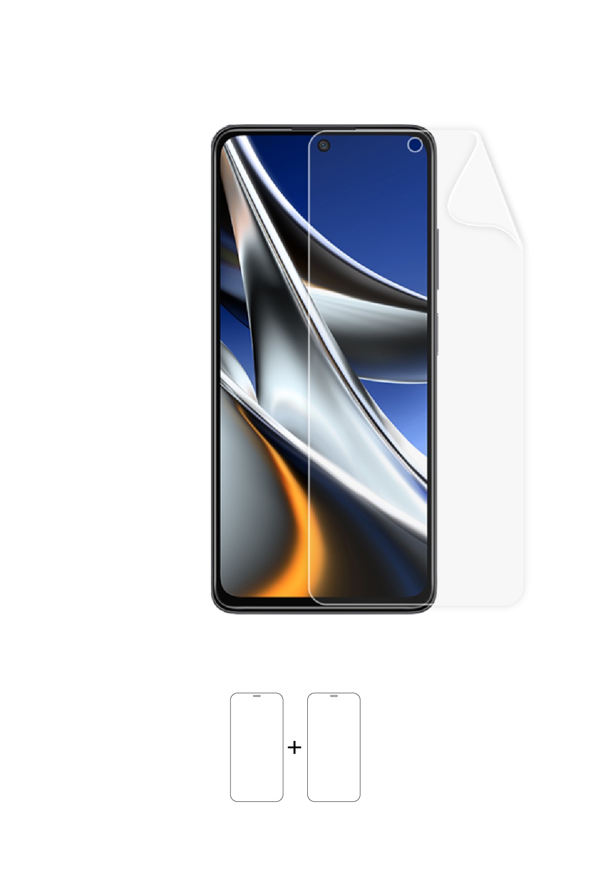 Xiaomi Poco M4 Pro - Ekran Koruyucu Parlak Şeffaf Poliüretan Film (150 mikron)