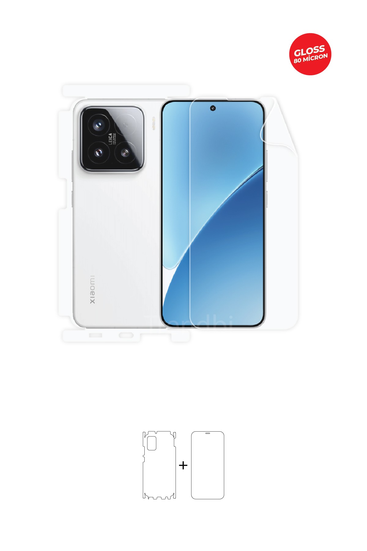 Fullbody Koruyucu Parlak Şeffaf TPU Film (80 micron)