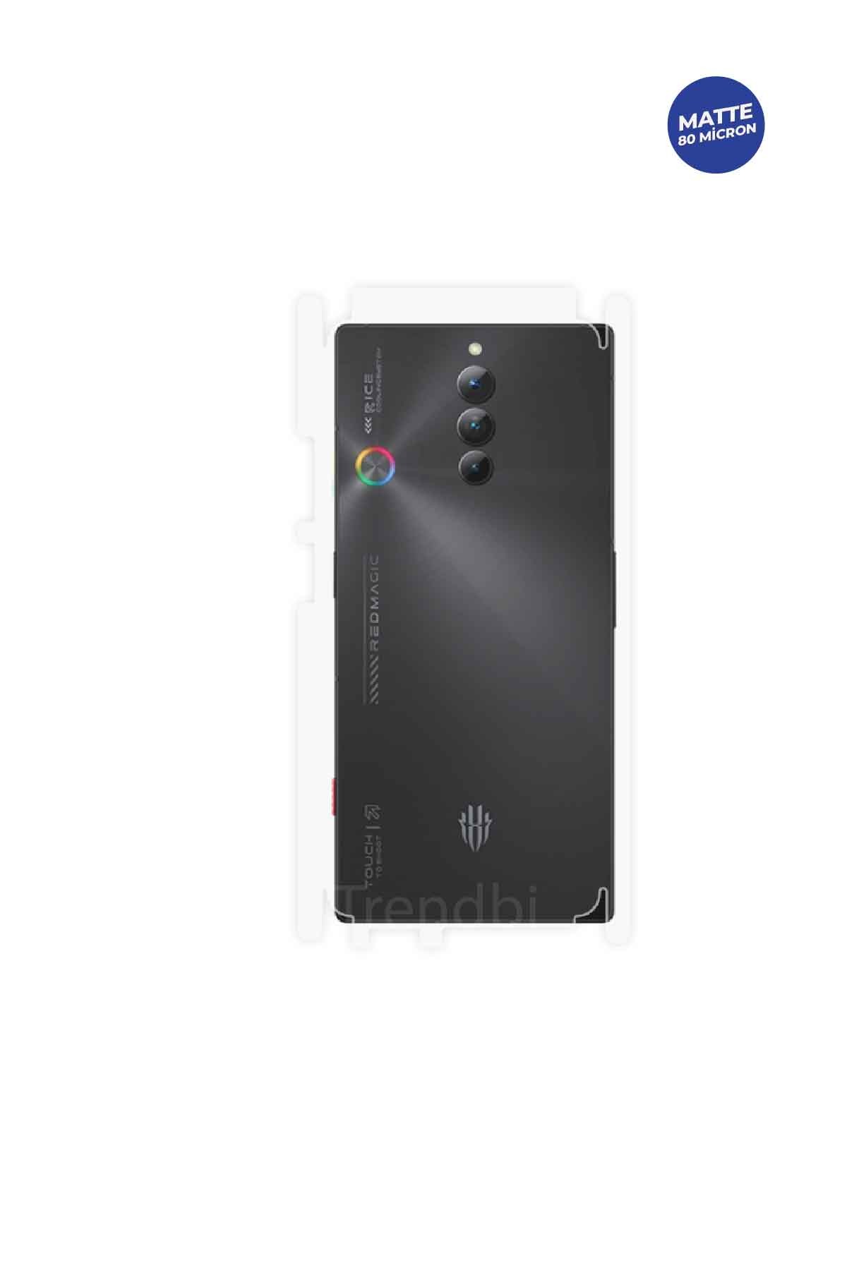 ZTE Nubia Red Magic 8S Pro - Arka/Yan Koruyucu Mat TPU Film (80 micron)