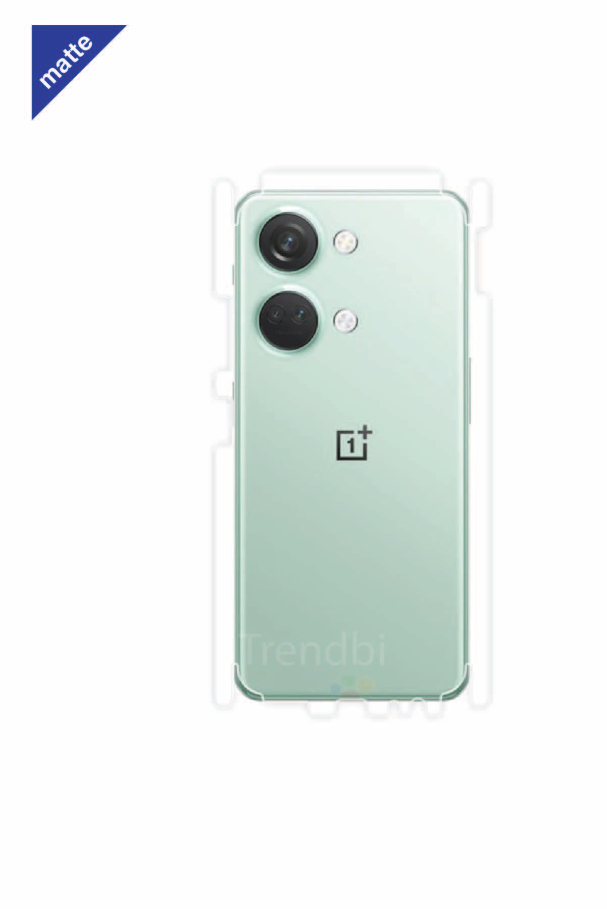 Oneplus Nord 3 - Arka/Yan Koruyucu Mat Şeffaf Poliüretan Film (150 micron)
