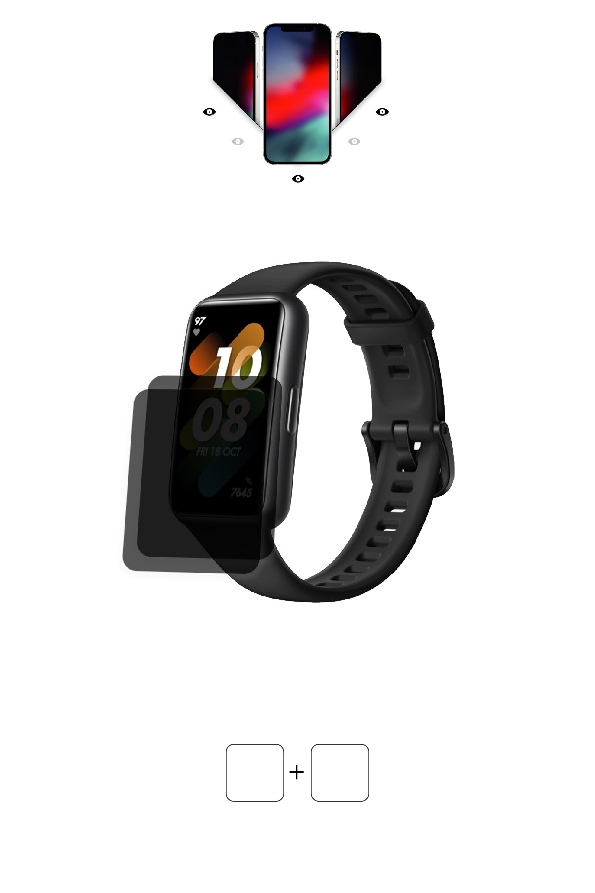 Huawei Band 7 - Mat Hayalet Ekran Koruyucu Film (120 micron)