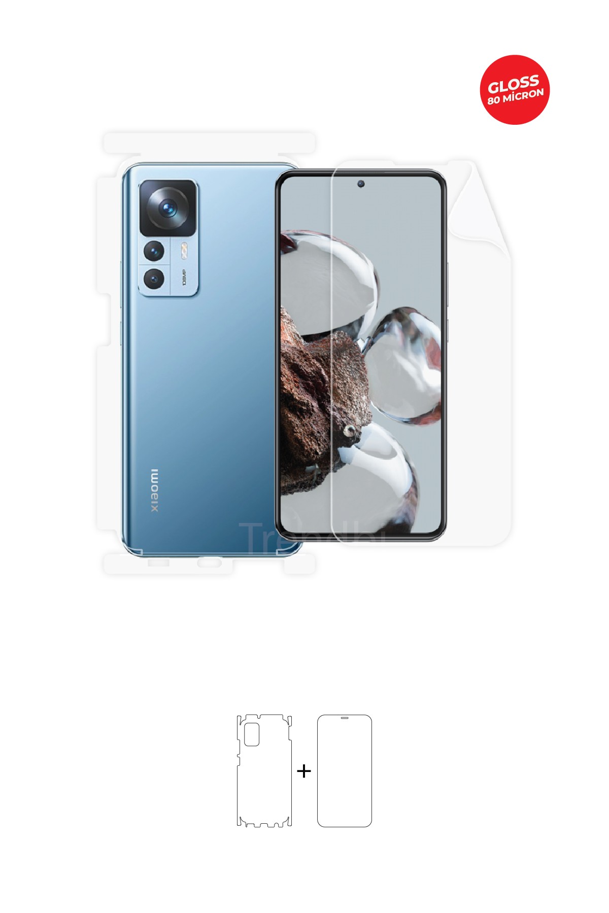 Fullbody Koruyucu Parlak Şeffaf TPU Film (80 micron)