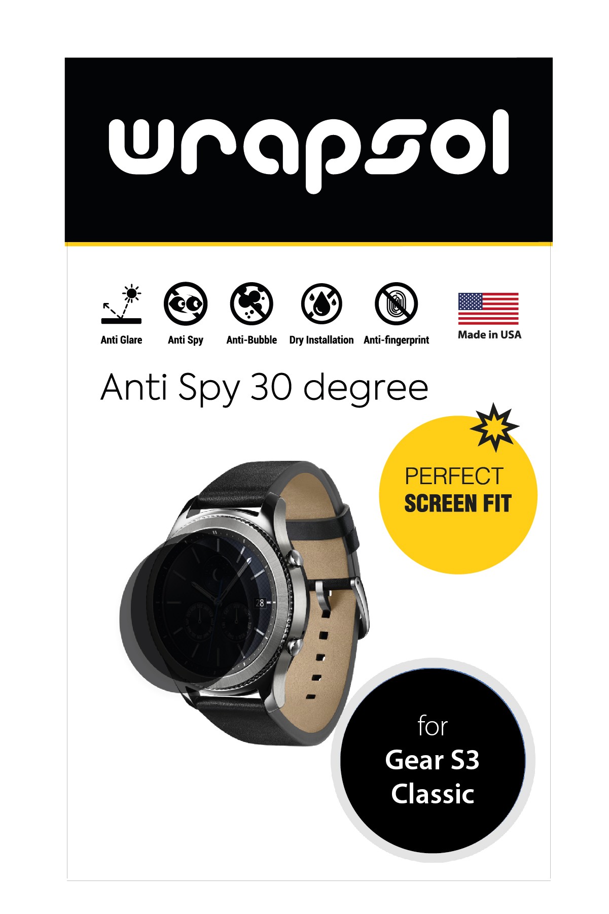 Samsung Gear S3 Classic - Mat Hayalet Ekran Koruyucu Film (120 micron)