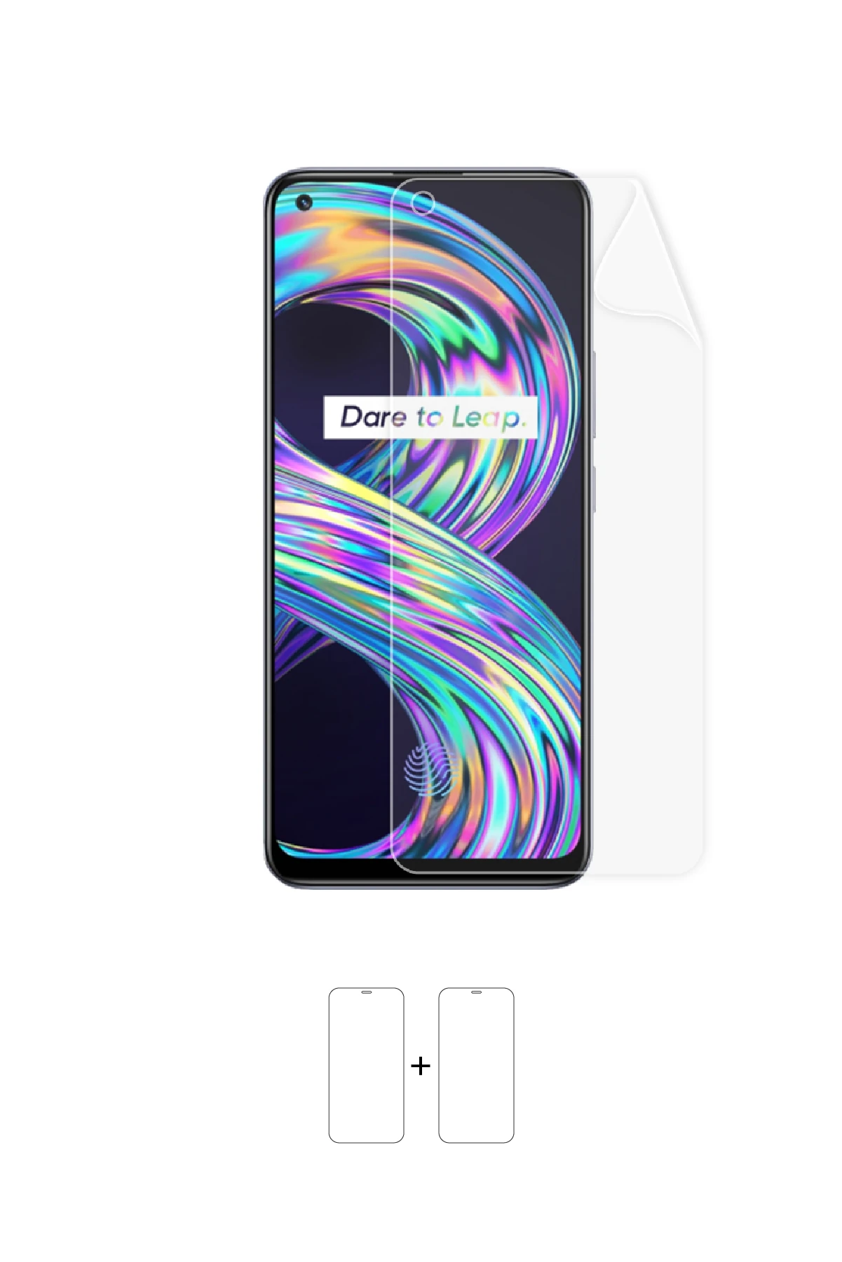 Realme 8 - Ekran Koruyucu Parlak Şeffaf Poliüretan Film (150 mikron)