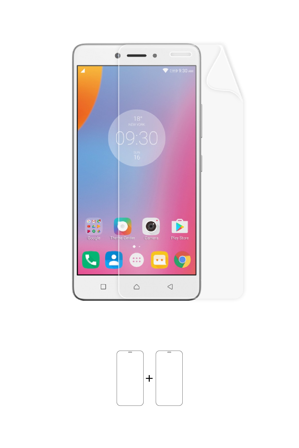 Lenovo K6 Note - Ekran Koruyucu Parlak Şeffaf Poliüretan Film (150 mikron)
