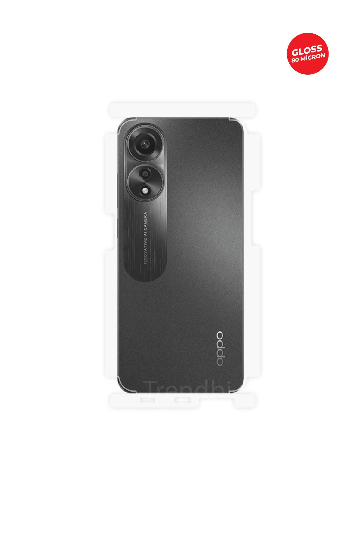 Arka/Yan Koruyucu Parlak Şeffaf TPU Film (80 micron)
