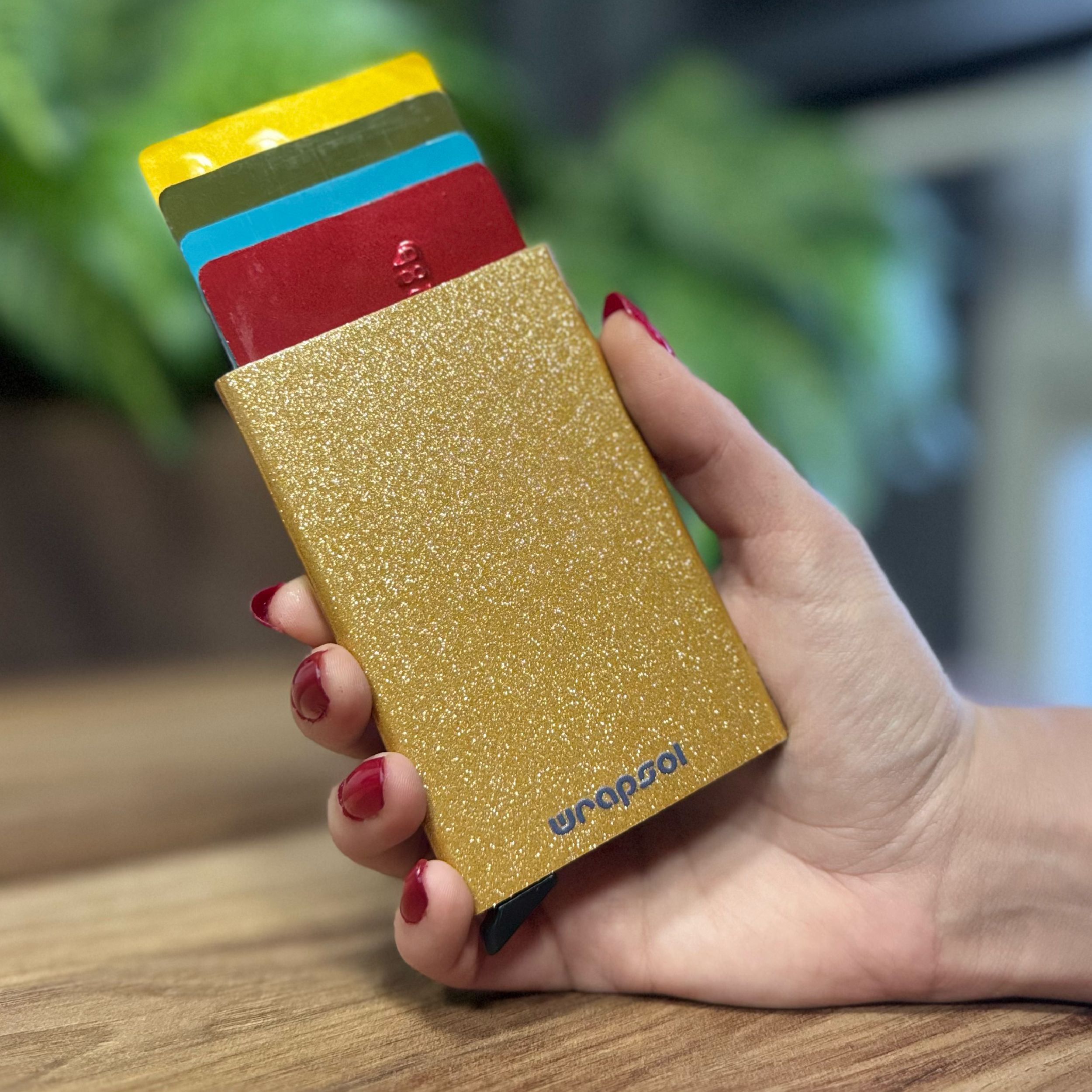 Mekanizmali Kartlik / Rfid Korumali Alüminyum Otomatik Mekanizmali Kredi Kartlik