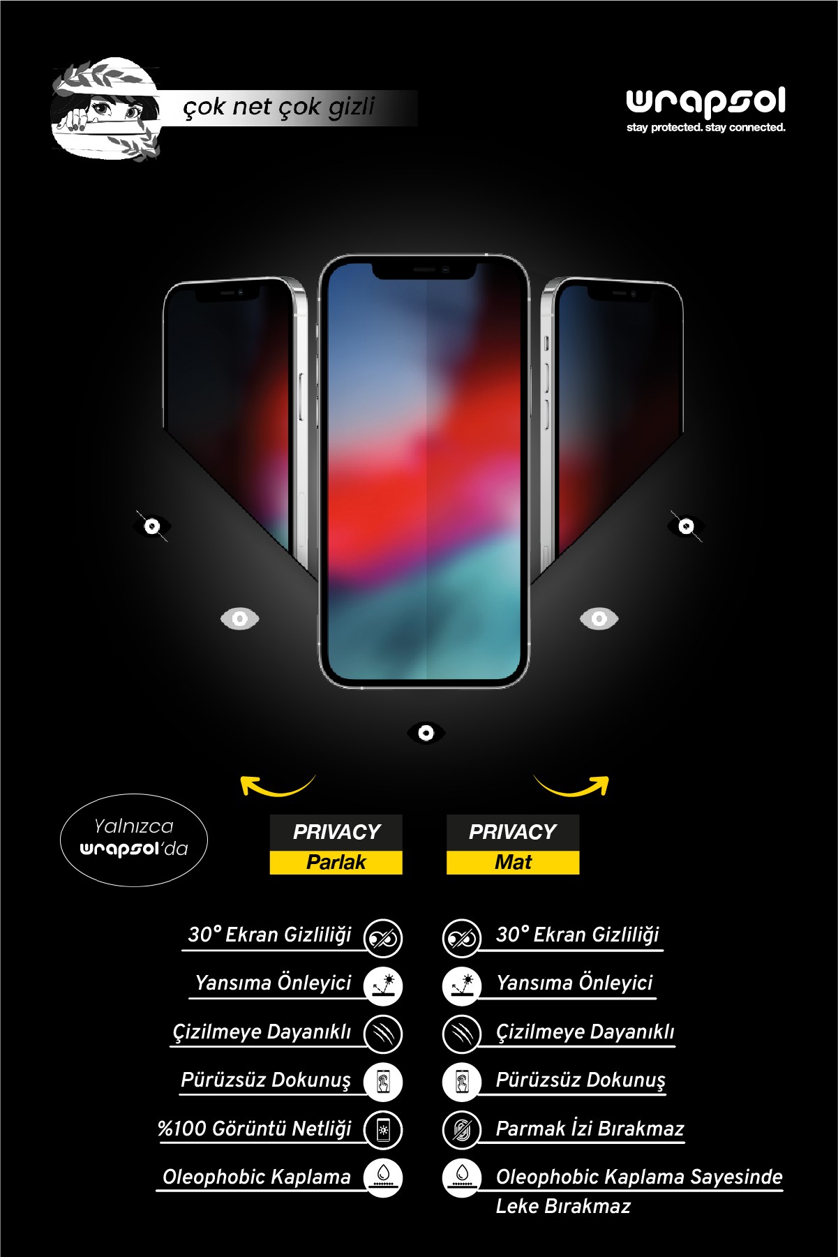 Samsung Galaxy a16 - Parlak Hayalet Ekran Koruyucu Film (120 micron)
