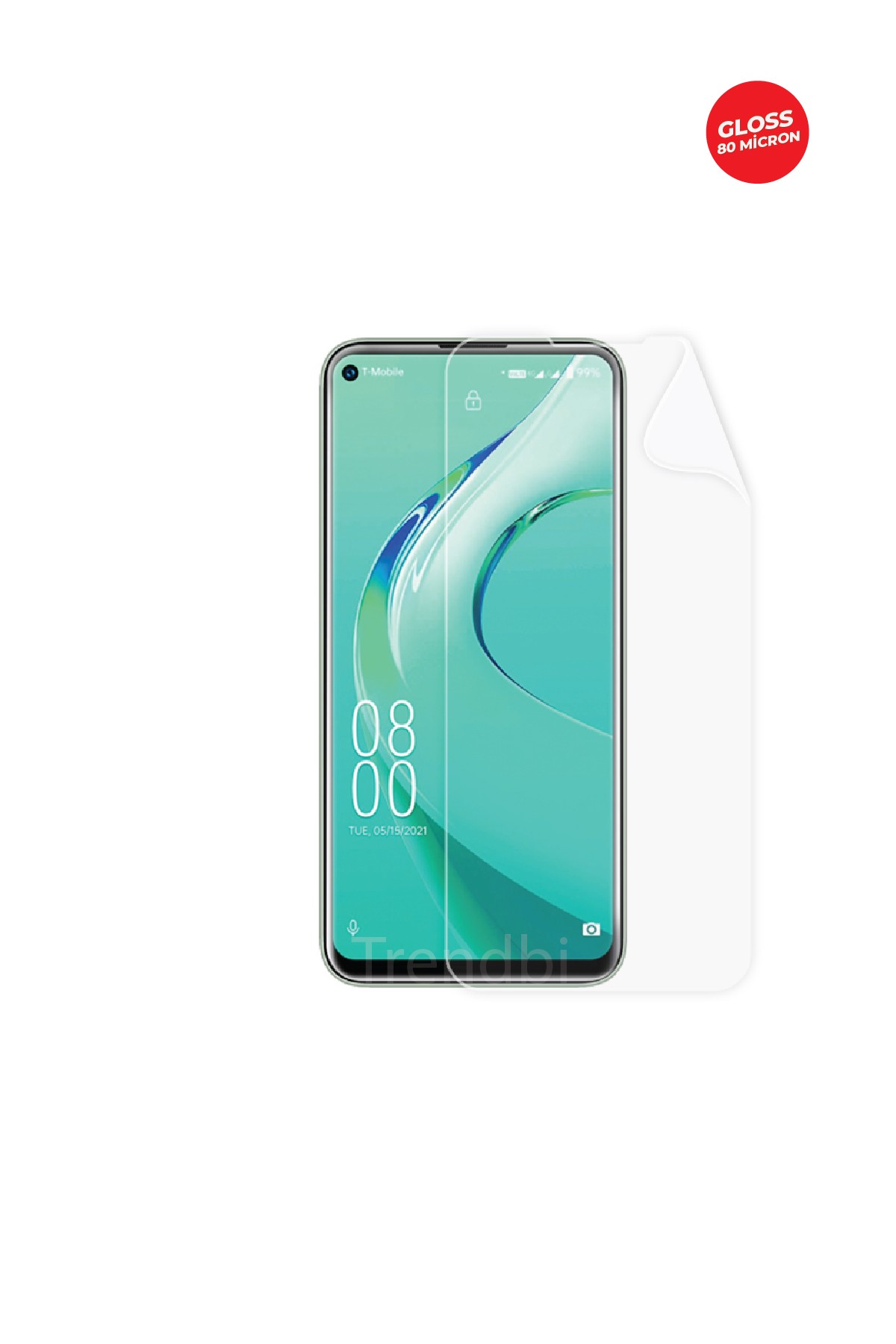 Oukitel C21 Plus - Ekran Koruyucu Parlak Şeffaf TPU Film (80 micron)