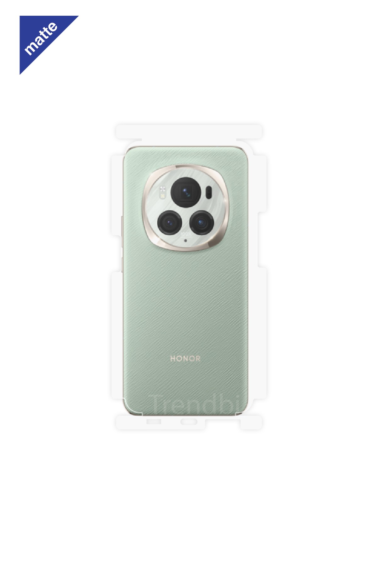 Honor Magic 6 Pro - Arka/Yan Koruyucu Mat Şeffaf Poliüretan Film (150 micron)