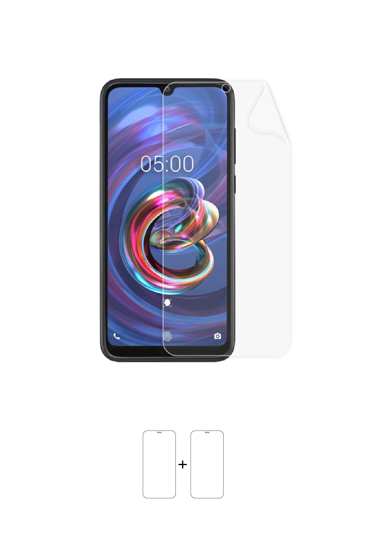 Vestel Venus E5 - Ekran Koruyucu Parlak Şeffaf Poliüretan Film (150 mikron)