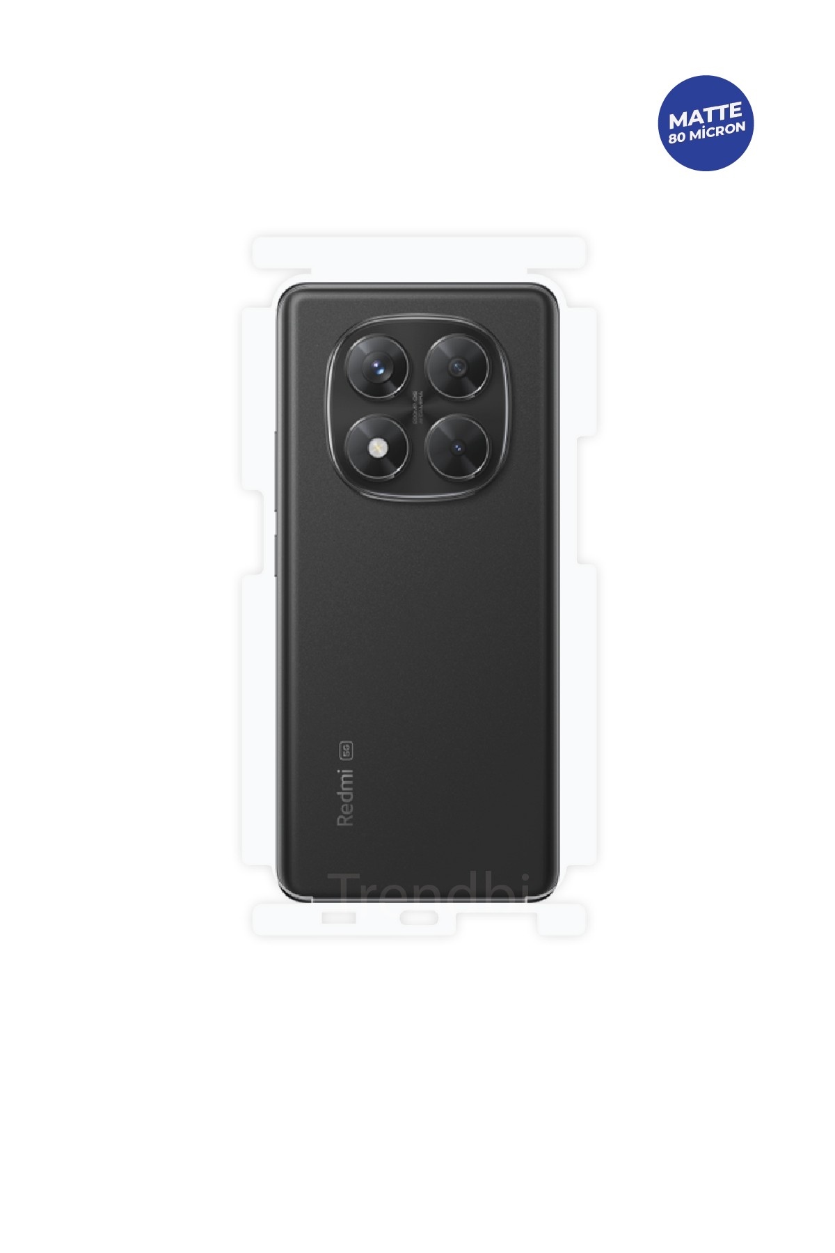 Xiaomi Redmi Note 14 Pro 5g - Arka/Yan Koruyucu Mat TPU Film (80 micron)