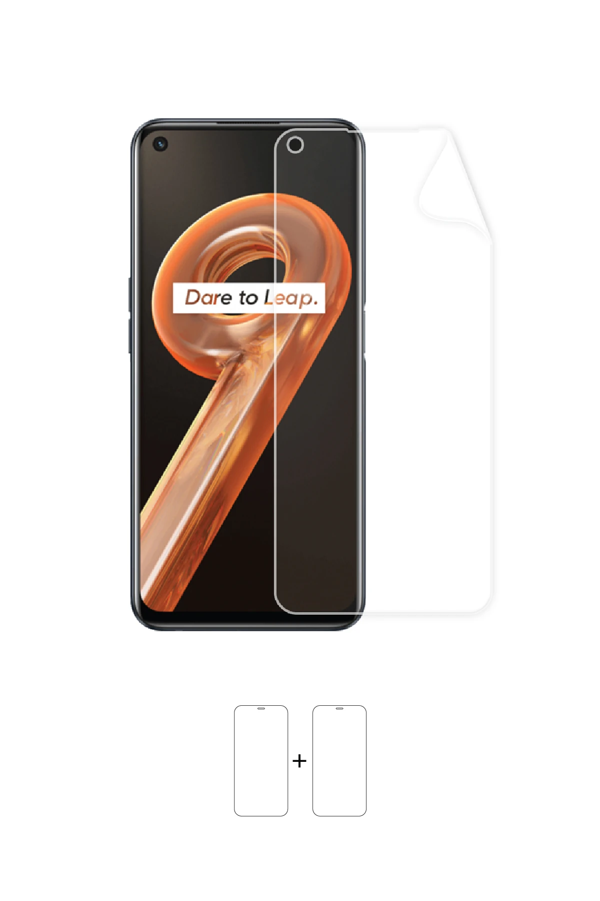 Realme 9i - Ekran Koruyucu Parlak Şeffaf Poliüretan Film (150 mikron)