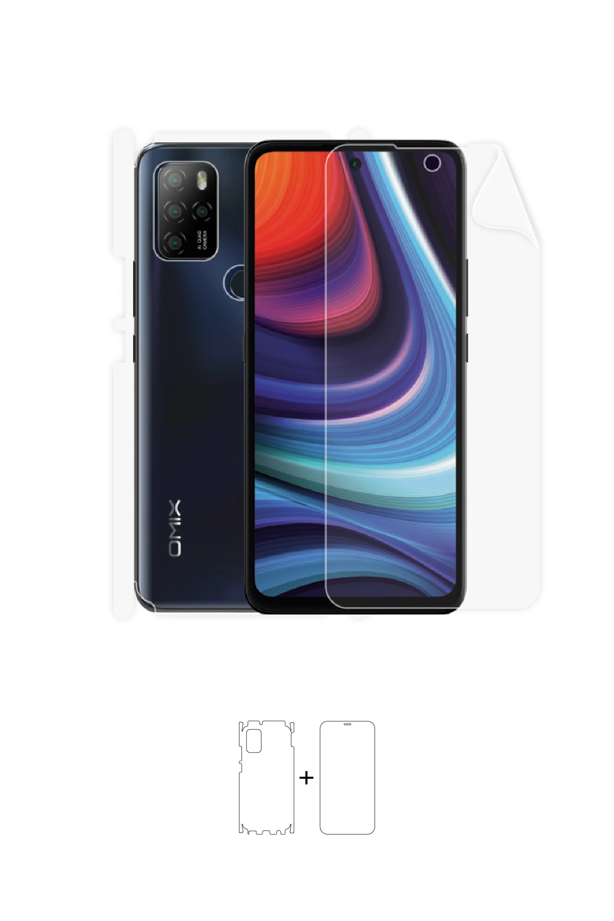 Omix X500 - Fullbody Koruyucu Parlak Şeffaf Poliüretan Film (150 micron)