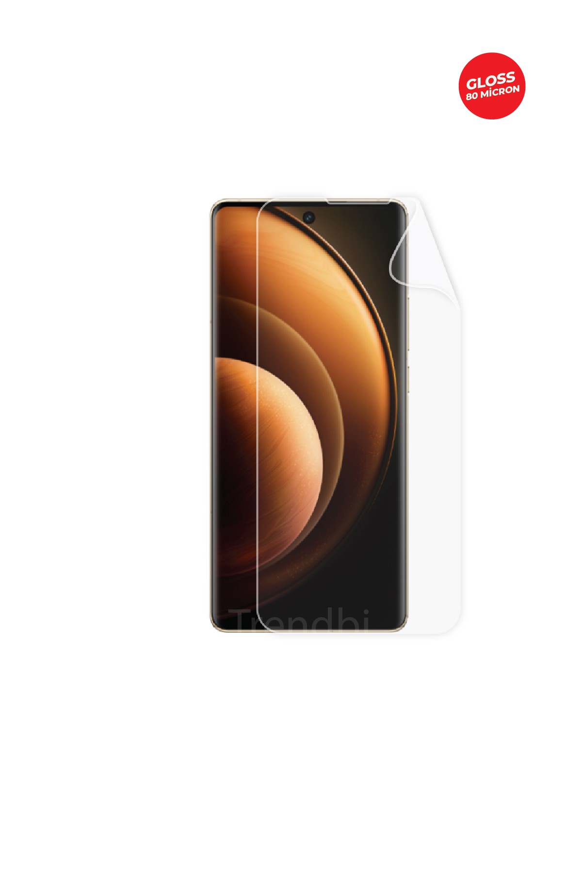 Vivo X100 Pro - Ekran Koruyucu Parlak Şeffaf TPU Film (80 micron)
