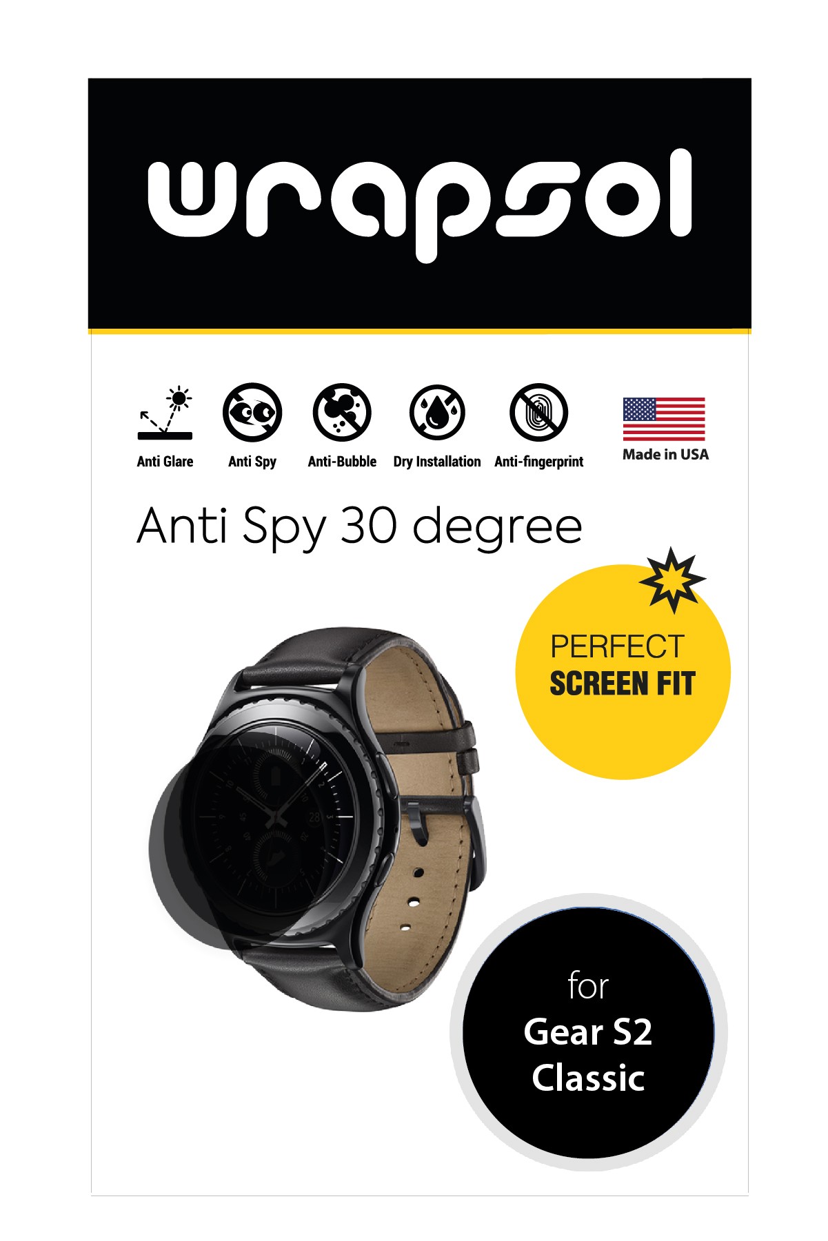 Samsung Gear S2 Classic - Mat Hayalet Ekran Koruyucu Film (120 micron)