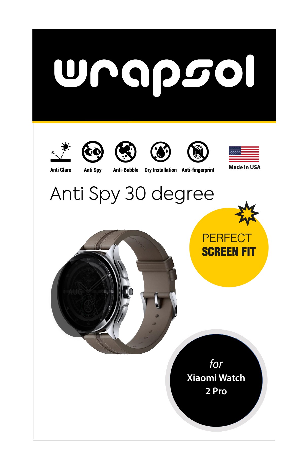 Xiaomi Watch 2 Pro - Mat Hayalet Ekran Koruyucu Film (120 micron)