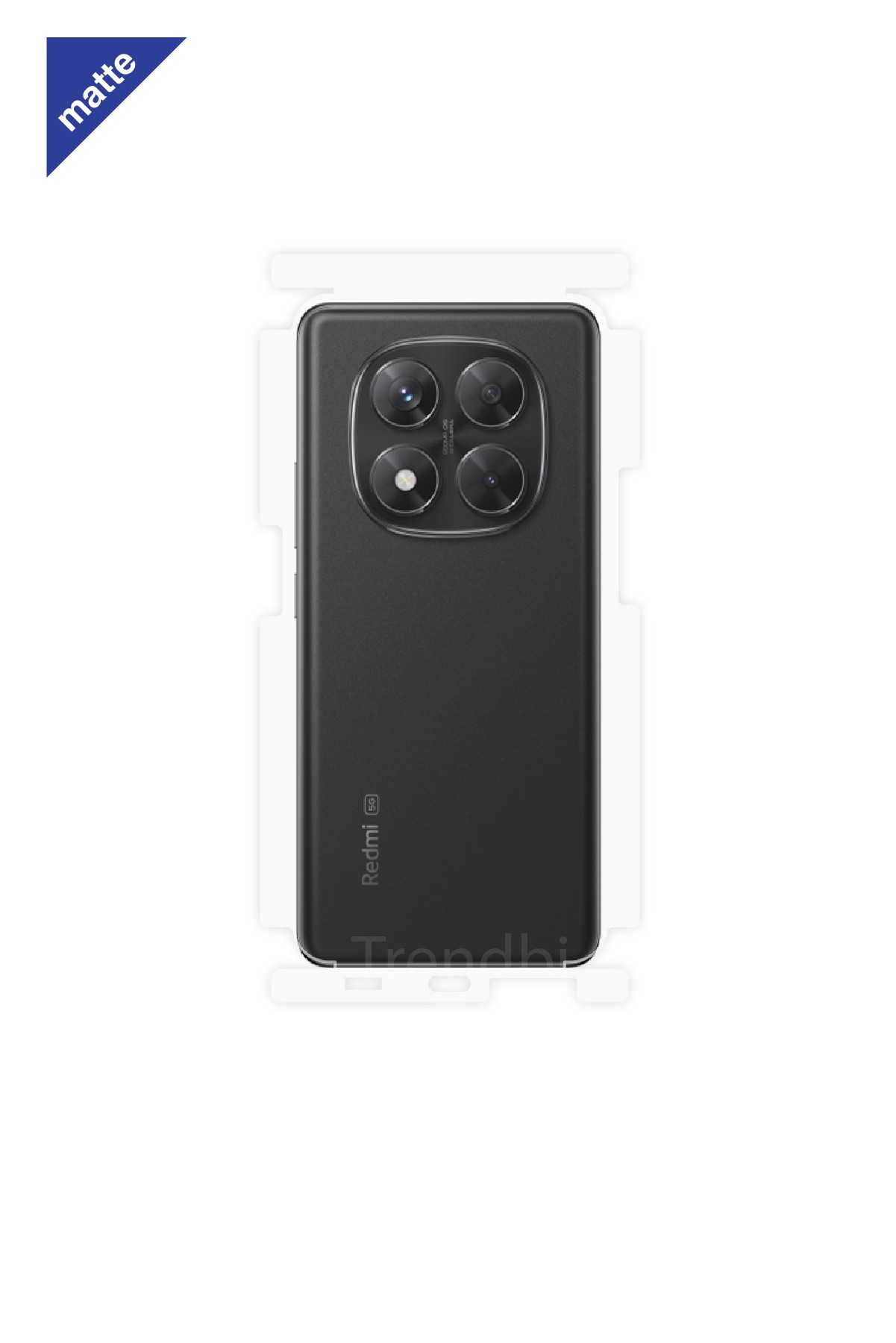 Xiaomi Redmi Note 14 Pro 5g - Arka/Yan Koruyucu Mat Şeffaf Poliüretan Film (150 micron)