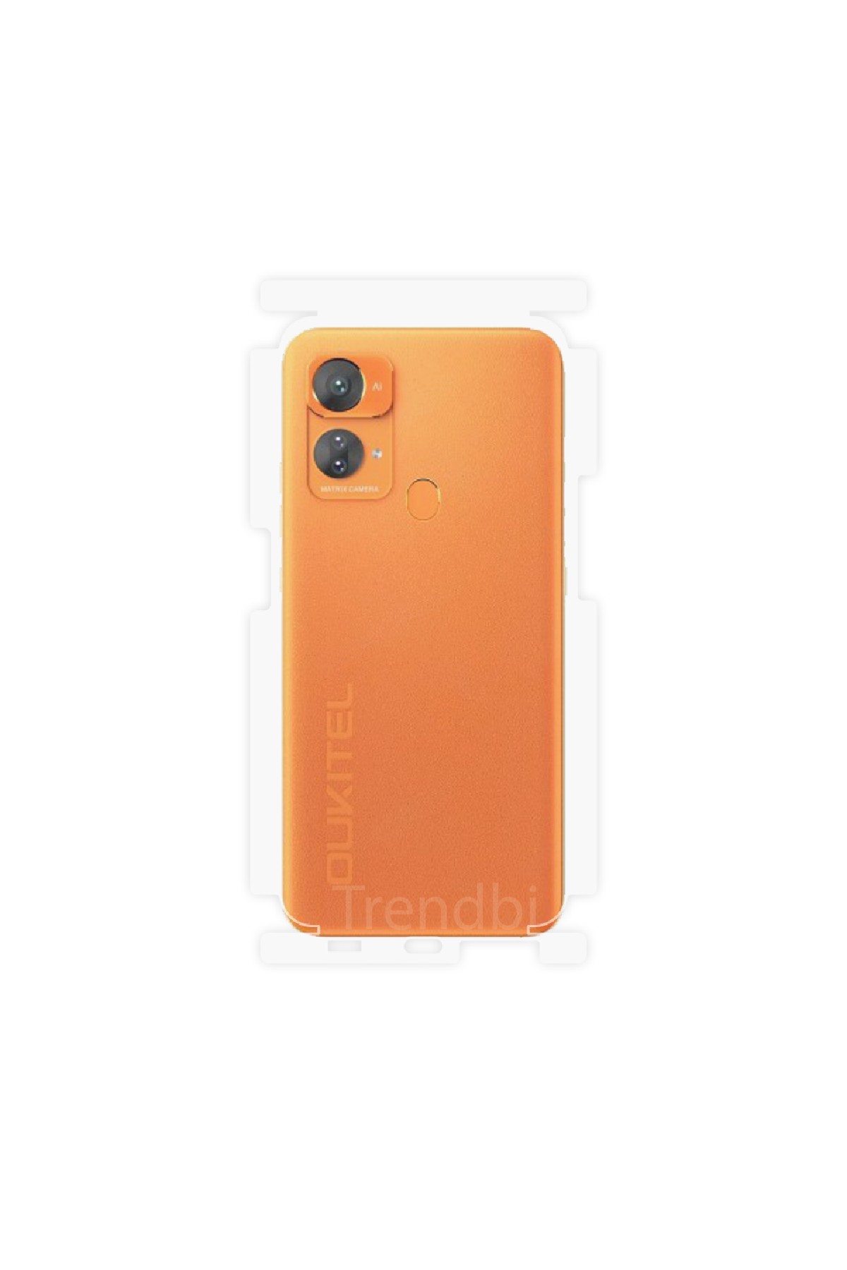 Oukitel C33 - Arka/Yan Koruyucu Parlak Şeffaf Poliüretan Film (150 micron)