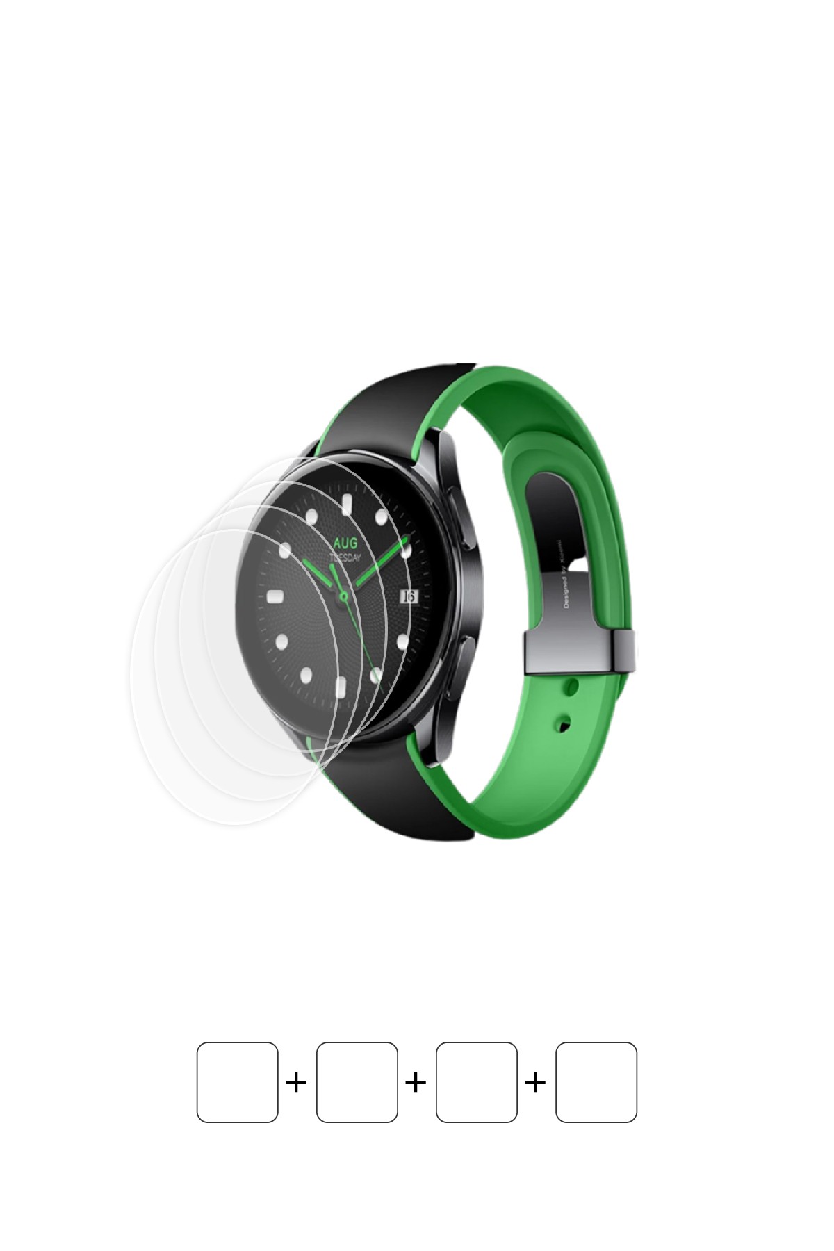 Xiaomi Watch S2 / 42 mm - Ekran Koruyucu Parlak Şeffaf Poliüretan Film (150 mikron)