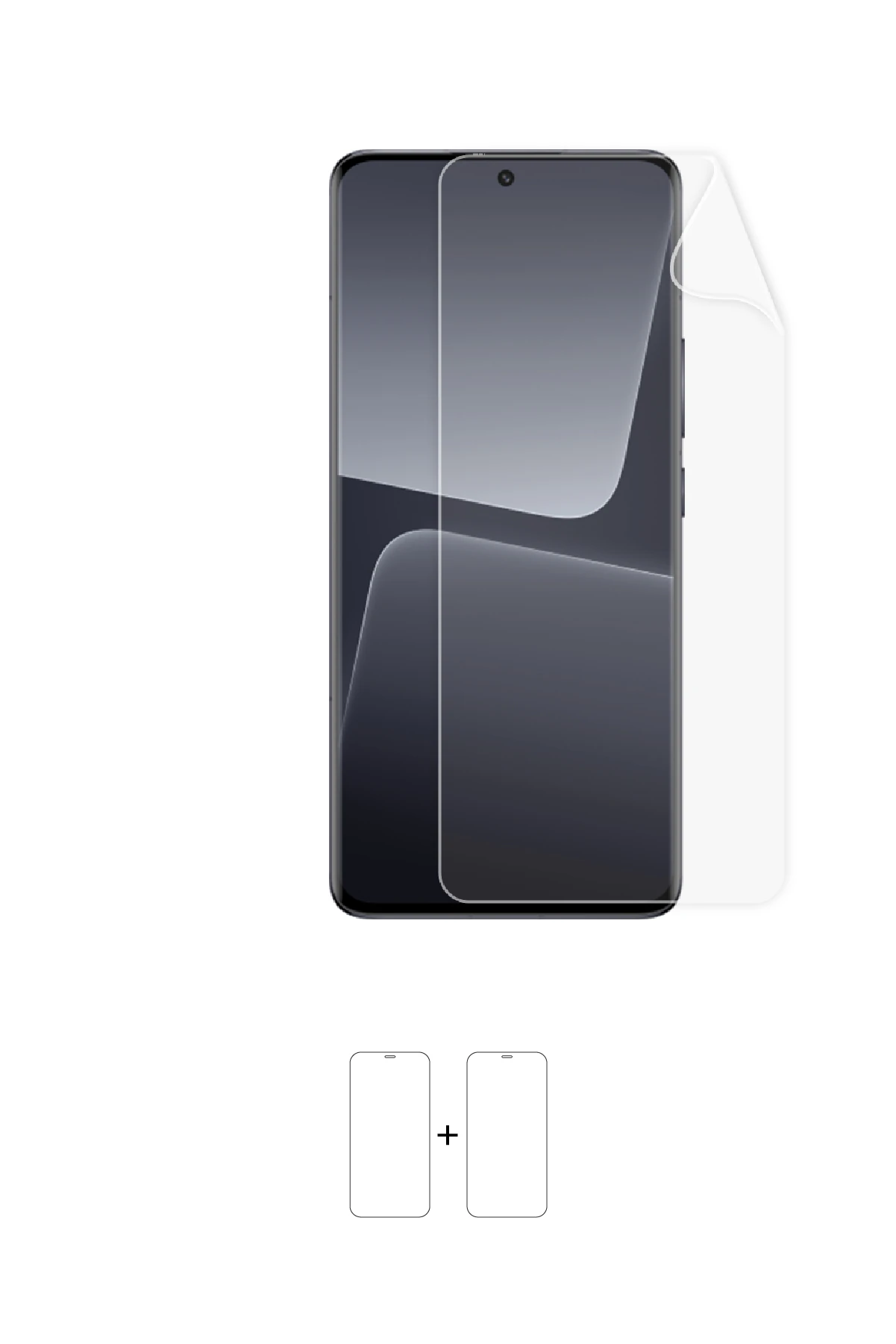 Xiaomi 13 Pro - Ekran Koruyucu Parlak Şeffaf Poliüretan Film (150 mikron)