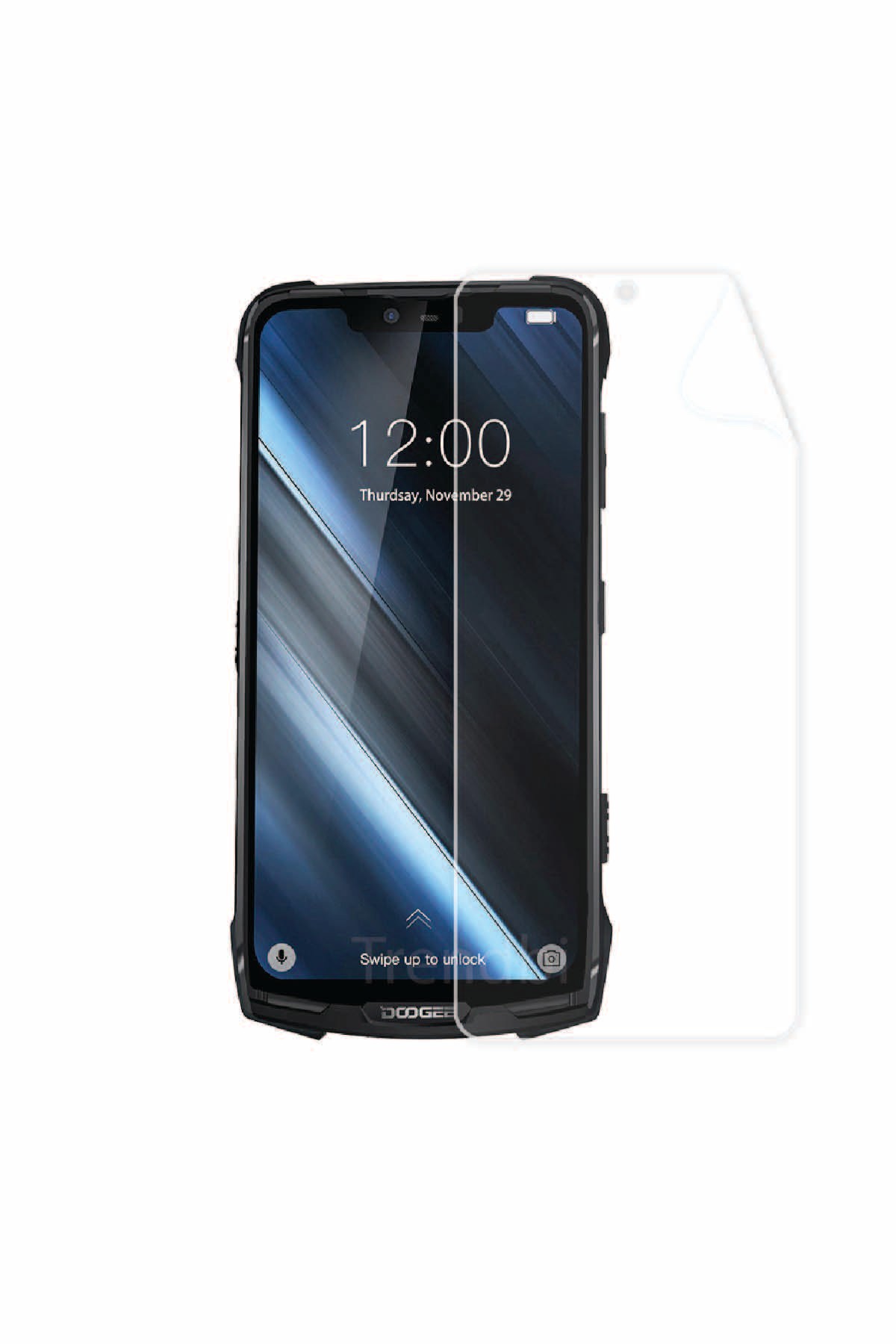 Doogee S90 - Ekran Koruyucu Parlak Şeffaf Poliüretan Film (150 mikron)