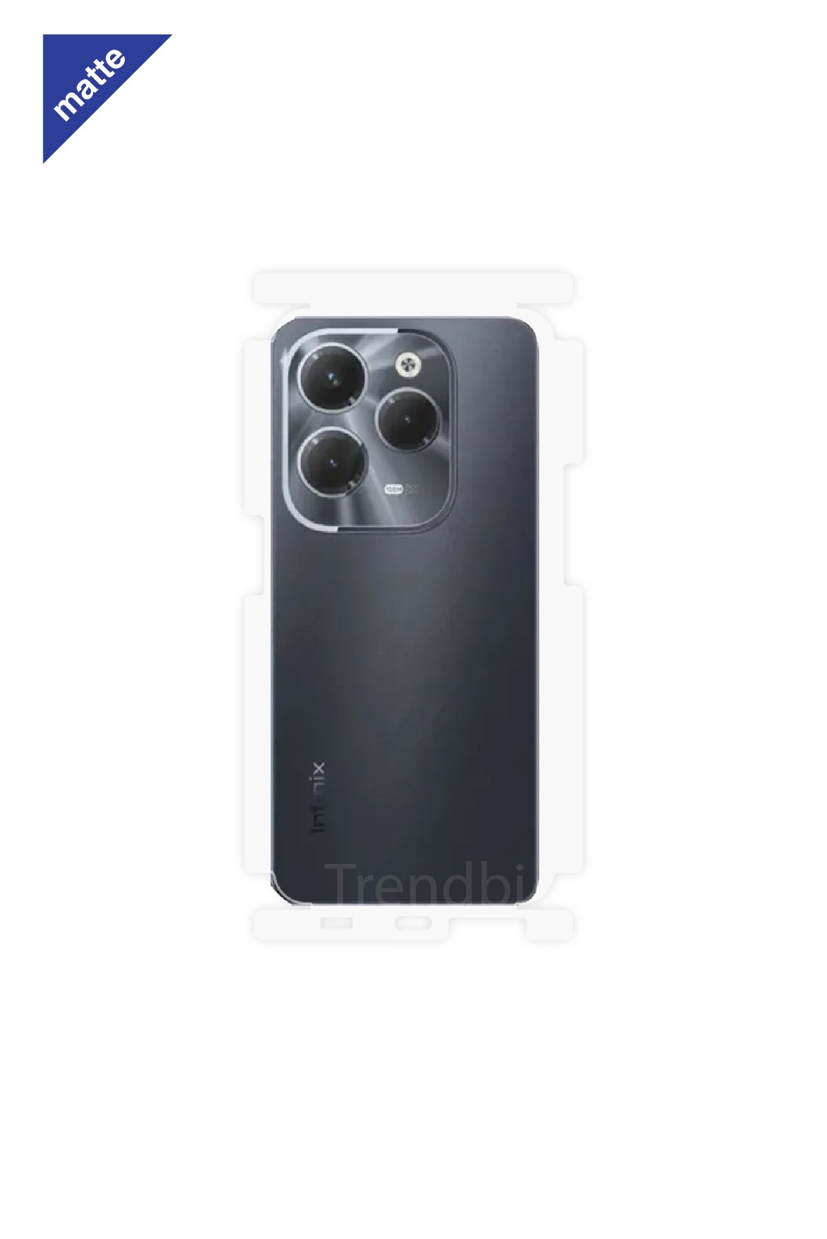 Infinix Hot 40 Pro - Arka/Yan Koruyucu Mat Şeffaf Poliüretan Film (150 micron)