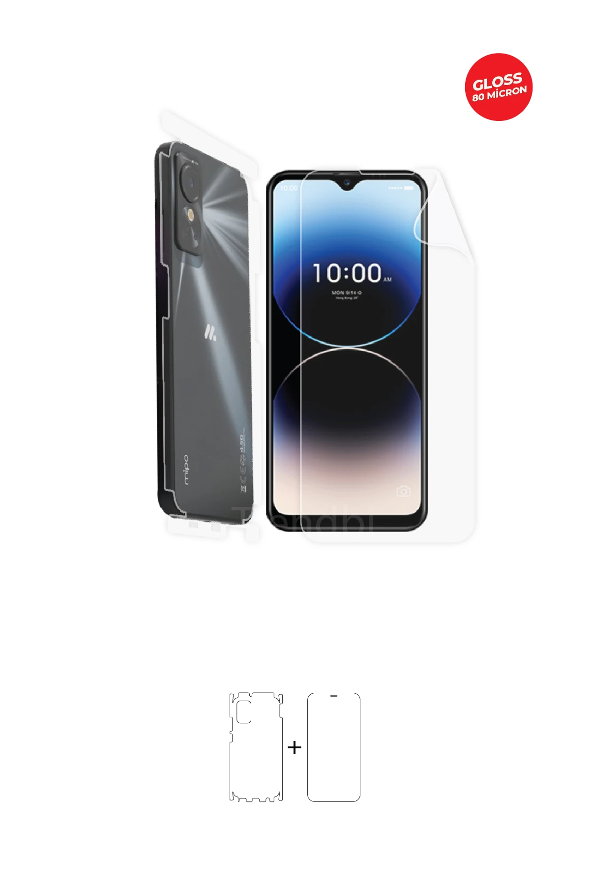 Fullbody Koruyucu Parlak Şeffaf TPU Film (80 micron)